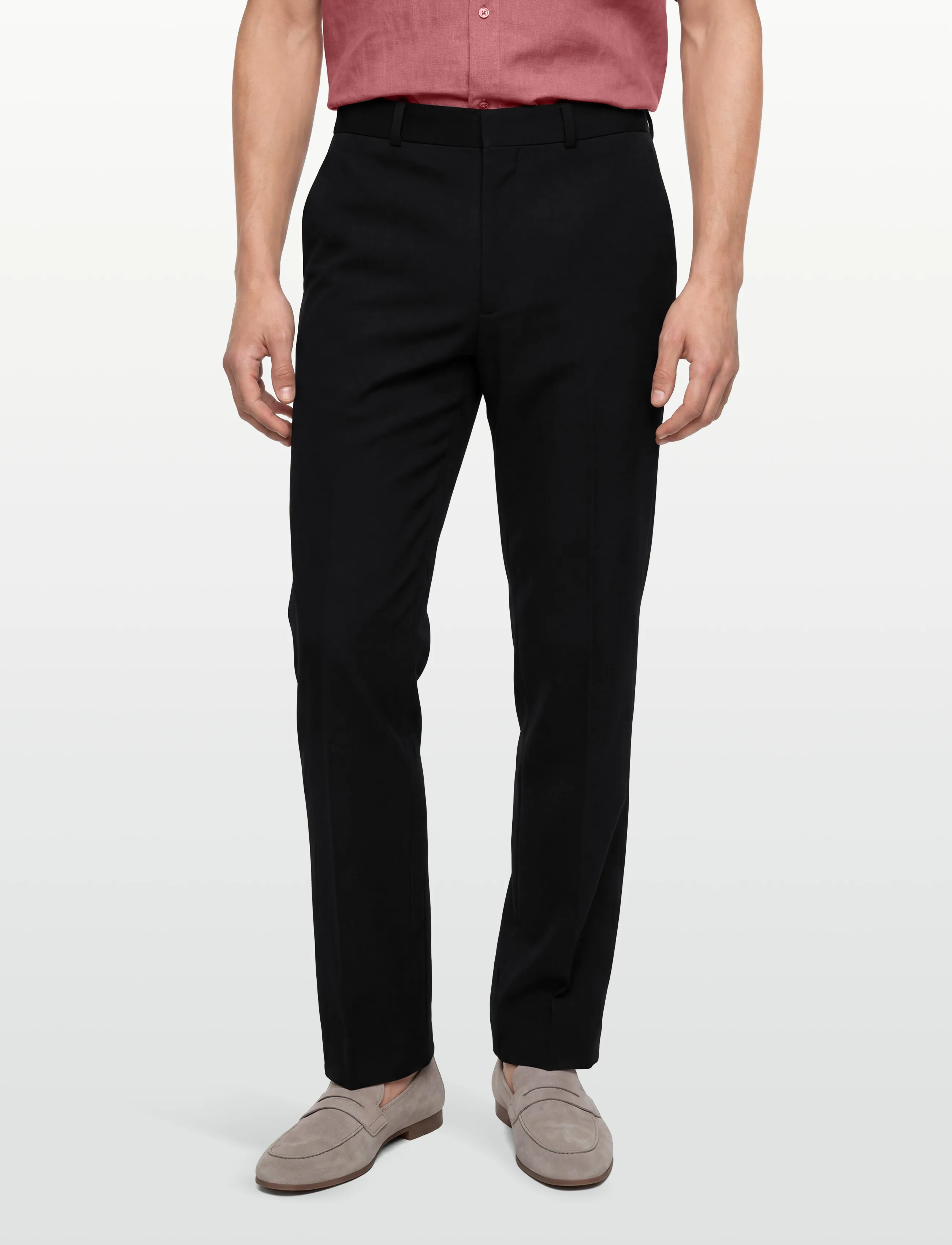 Calvin Klein - STRAIGHT TECH KNIT PANT - casual broeken - black - 3
