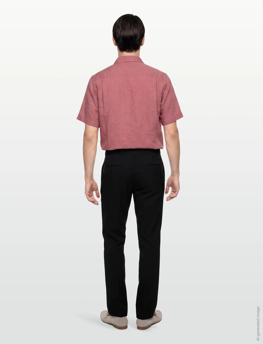 Calvin Klein - STRAIGHT TECH KNIT PANT - casual broeken - black - 4