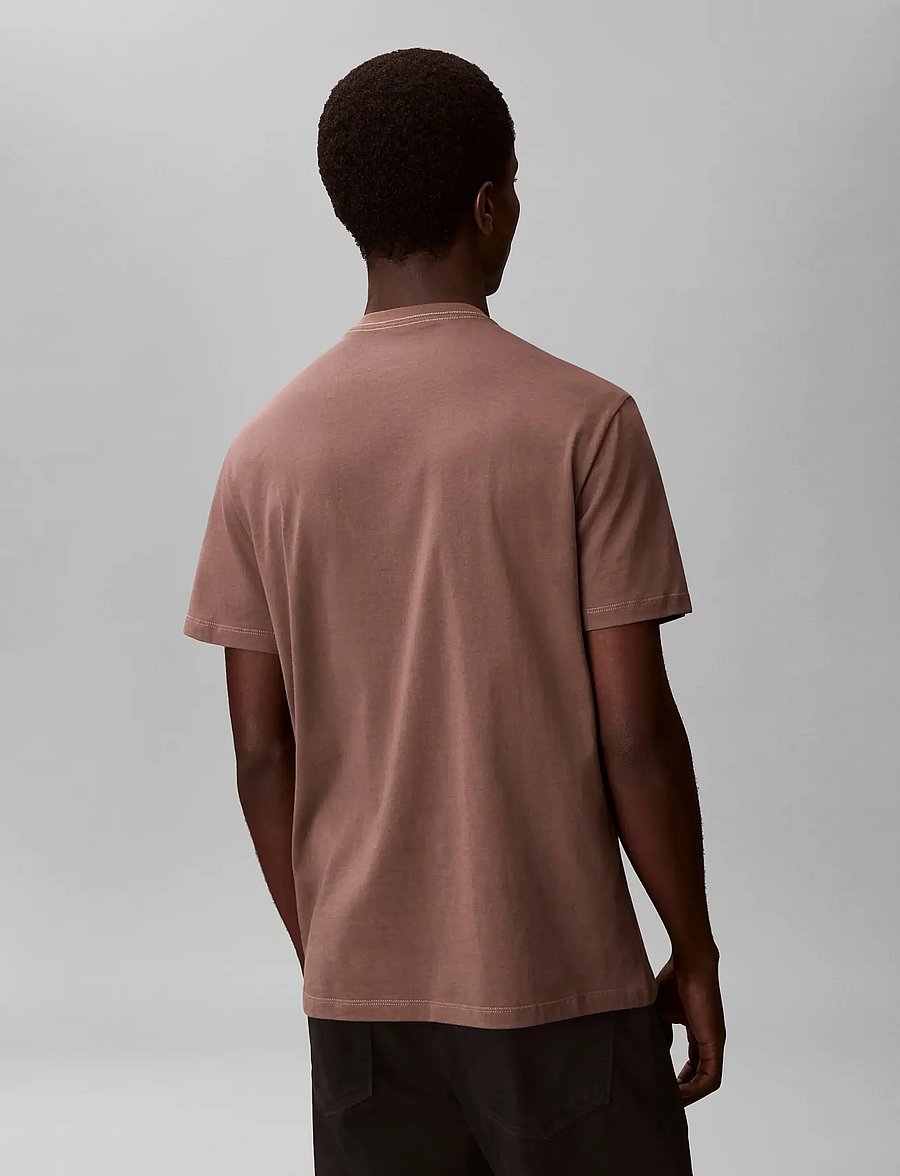 Calvin Klein - 30S EU WHOLESALE SPORTSWEAR GRAP - kurzärmelige t-shirts - warm oak - 2
