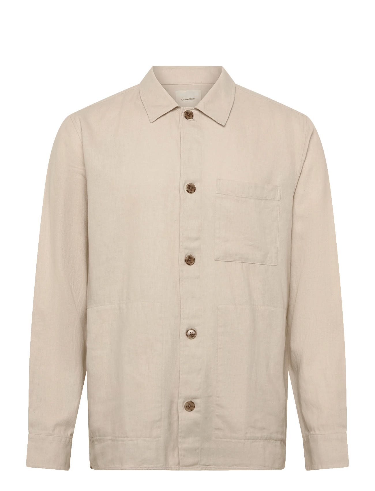 Calvin Klein | Ls Linen Easy Overshirt | XL