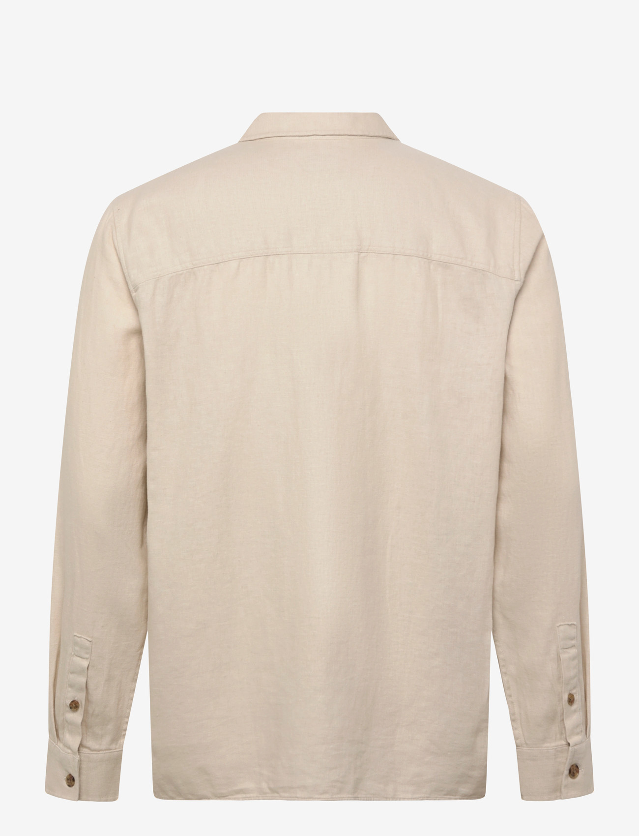 Calvin Klein - LS LINEN EASY OVERSHIRT - osta olukorra järgi - oatmeal - 1