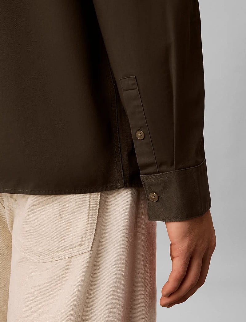 Calvin Klein - LS GARMENT WASH TWILL EASY OVERS - shop efter anledning - beluga - 4