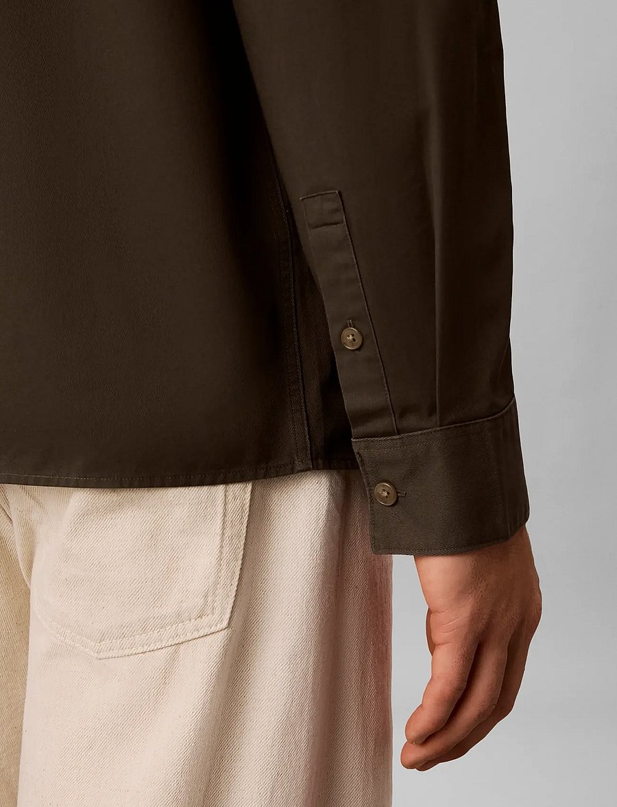 Calvin Klein - LS GARMENT WASH TWILL EASY OVERS - nach anlass kaufen - beluga - 4