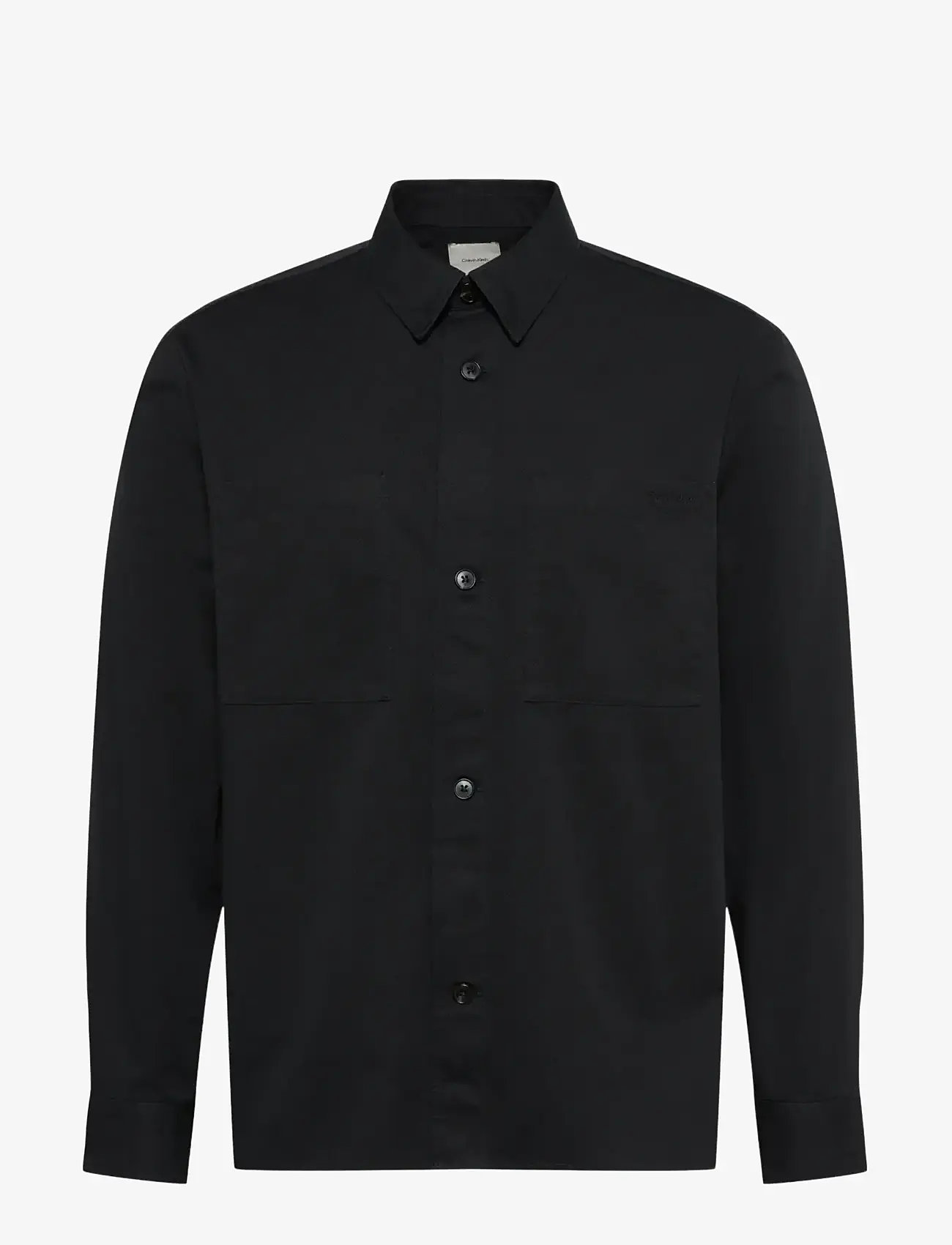 Calvin Klein - LS GARMENT WASH TWILL EASY OVERS - shop efter anledning - black - 1
