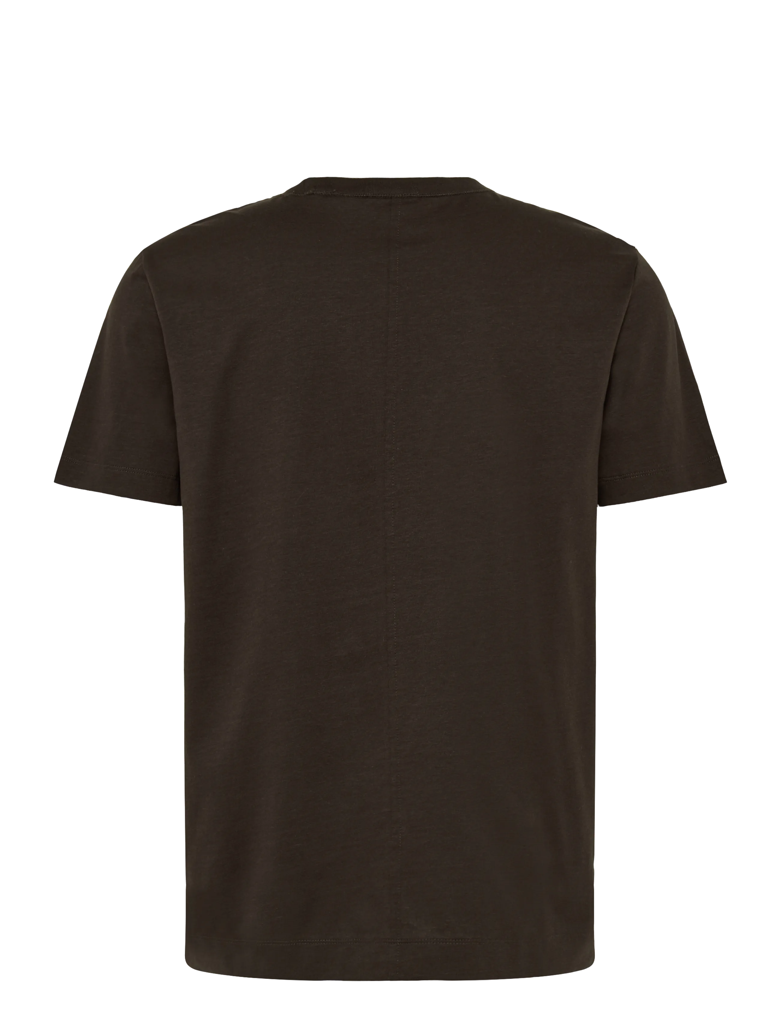 Calvin Klein - SS LINEN BLEND CREWNK TEE - kurzärmelig - dark coffee - 2