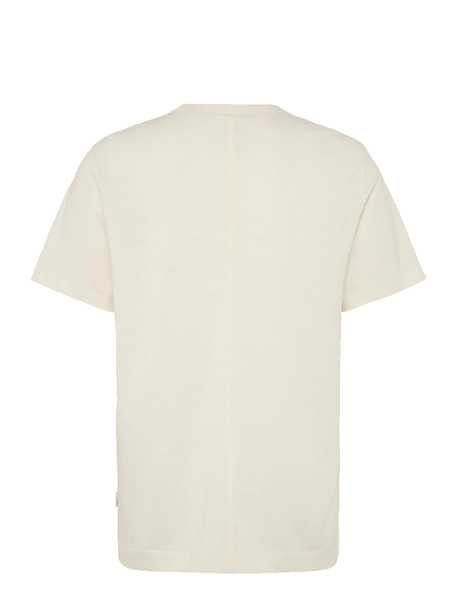 Calvin Klein - SS LINEN BLEND CREWNK TEE - kurzärmelig - tofu - 2