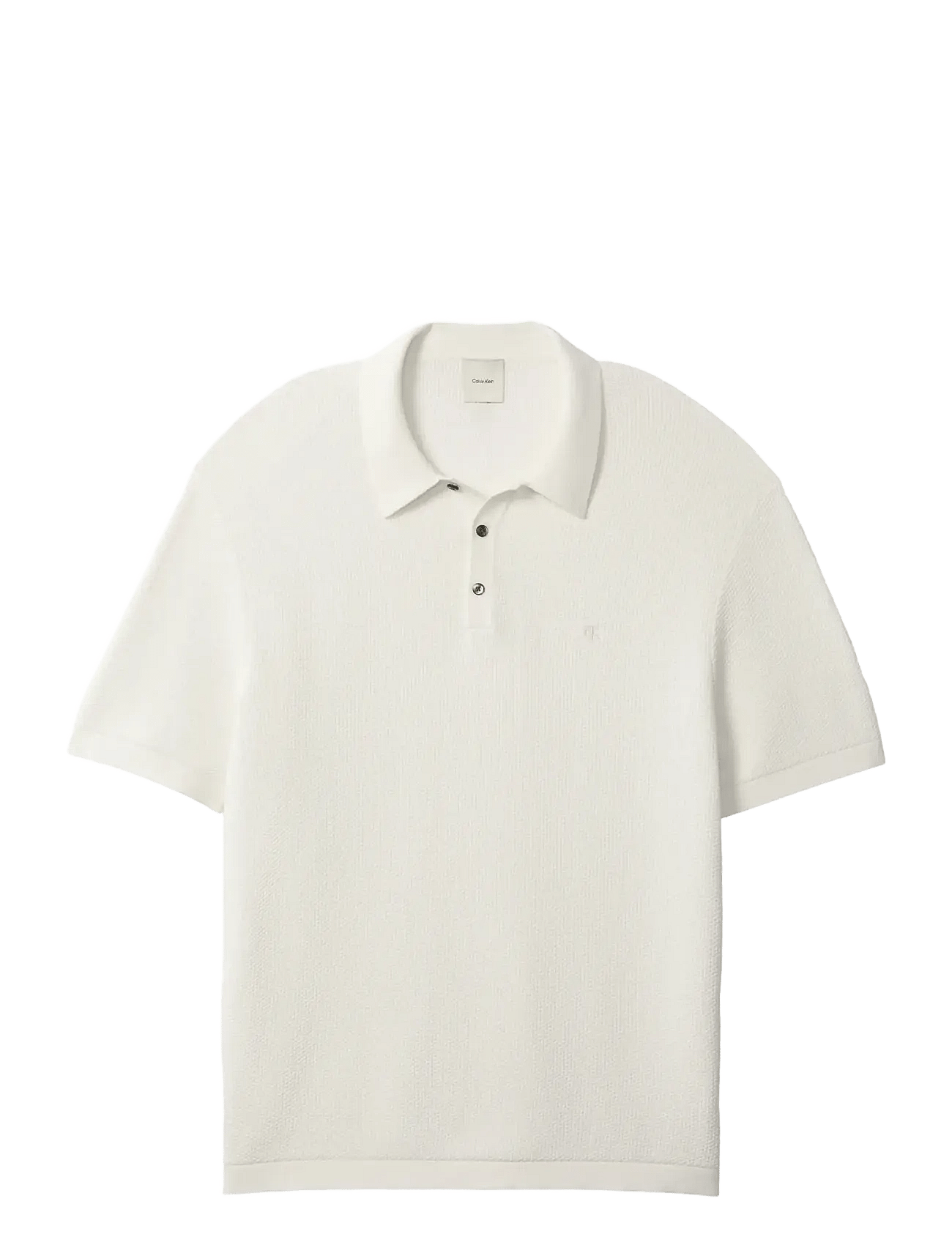 Calvin Klein | Ss Textured Cotton Polo Sweater | XXL