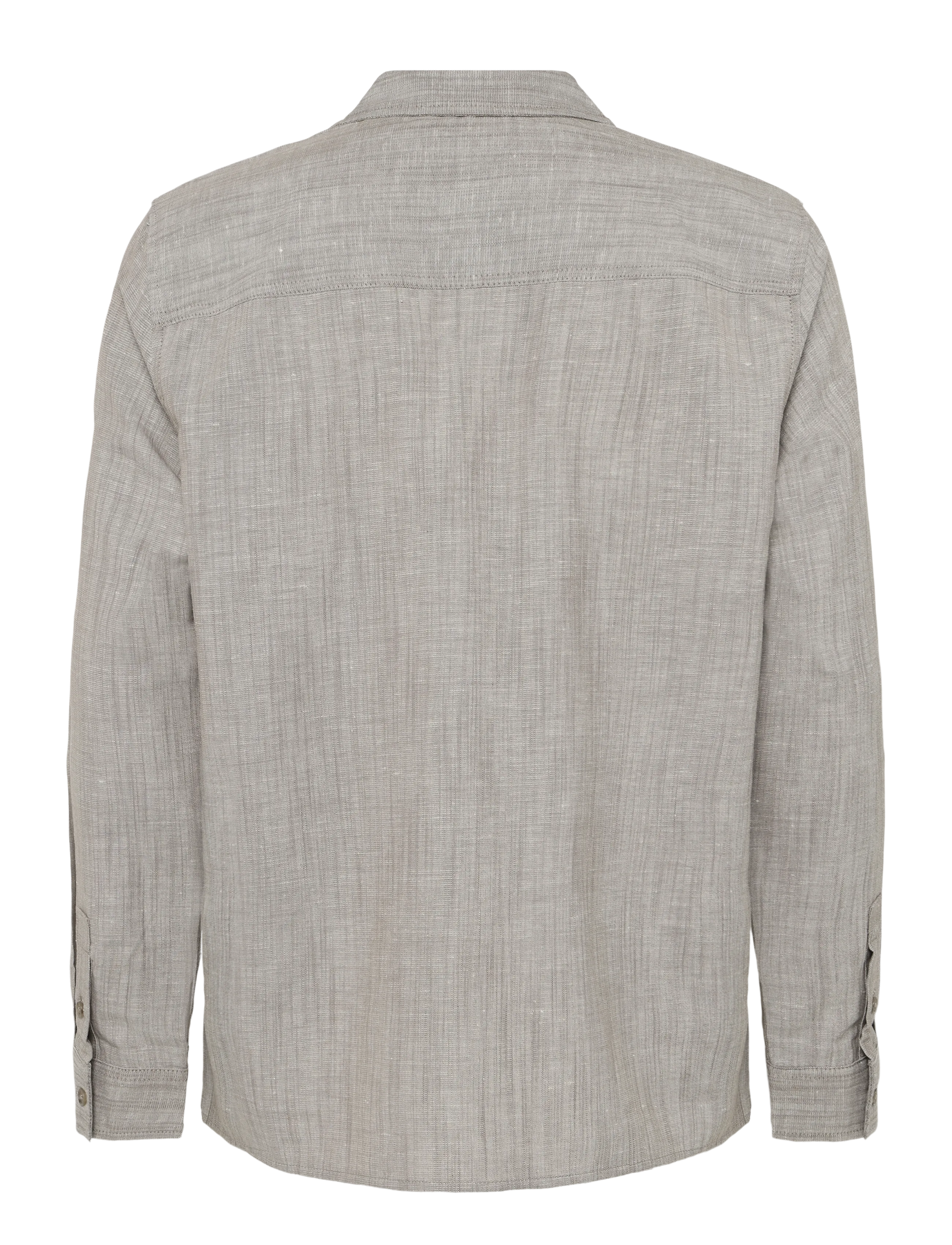 Calvin Klein - LS LINEN VISCOSE OVERSHIRT - roasted cashew - 1