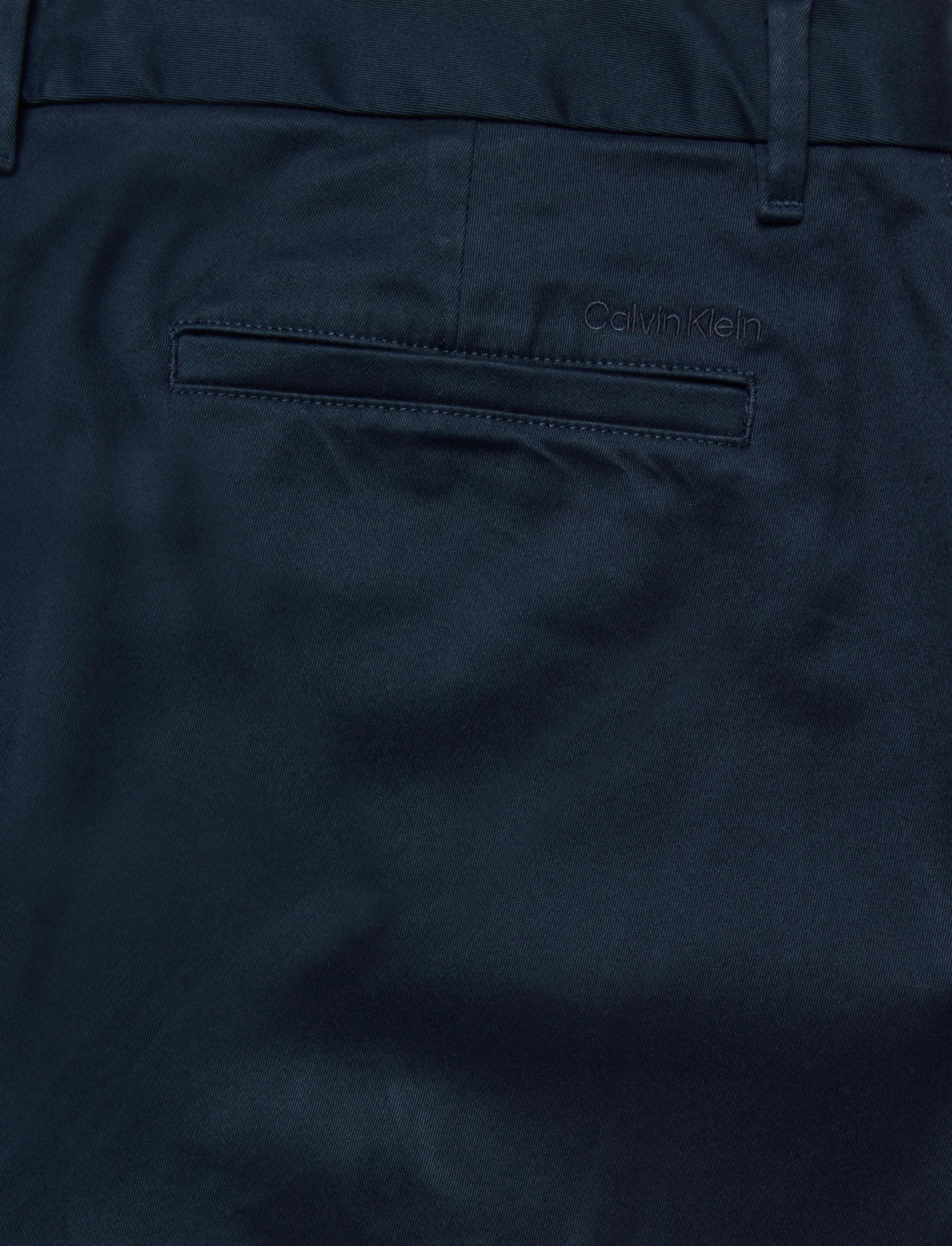 Calvin Klein - TAPERED REFINED COTTON STRETCH T - casual trousers - dark sapphire - 2