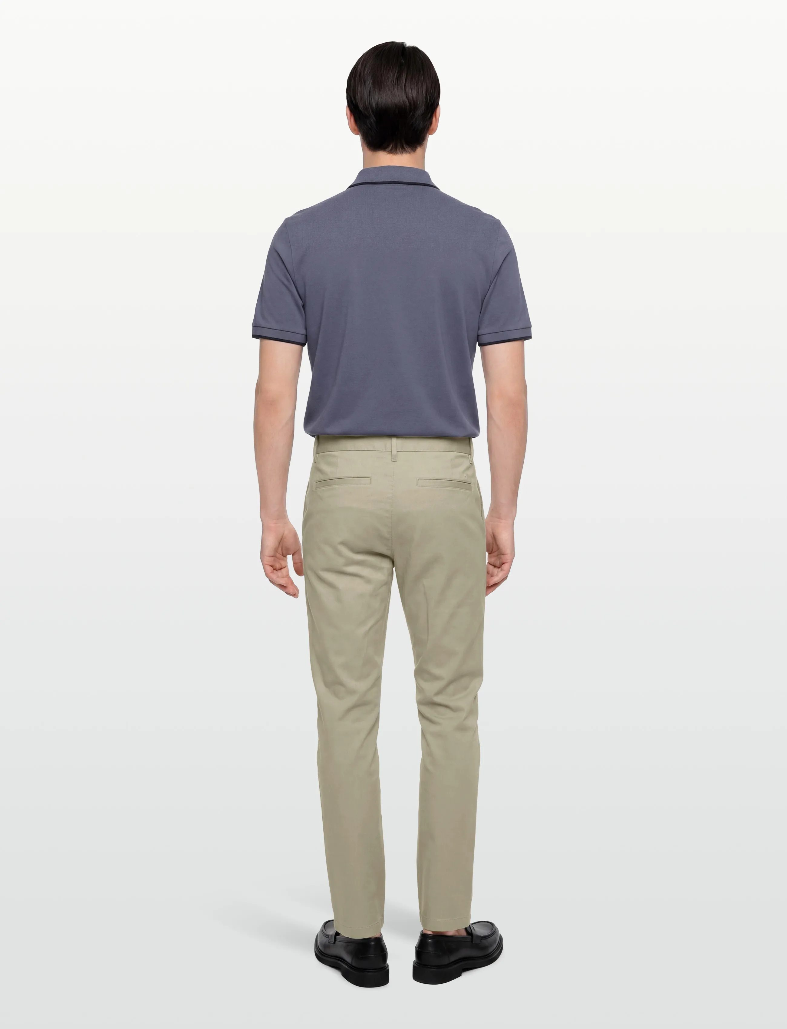 Calvin Klein - TAPERED REFINED COTTON STRETCH T - freizeithosen - vintage khaki - 4