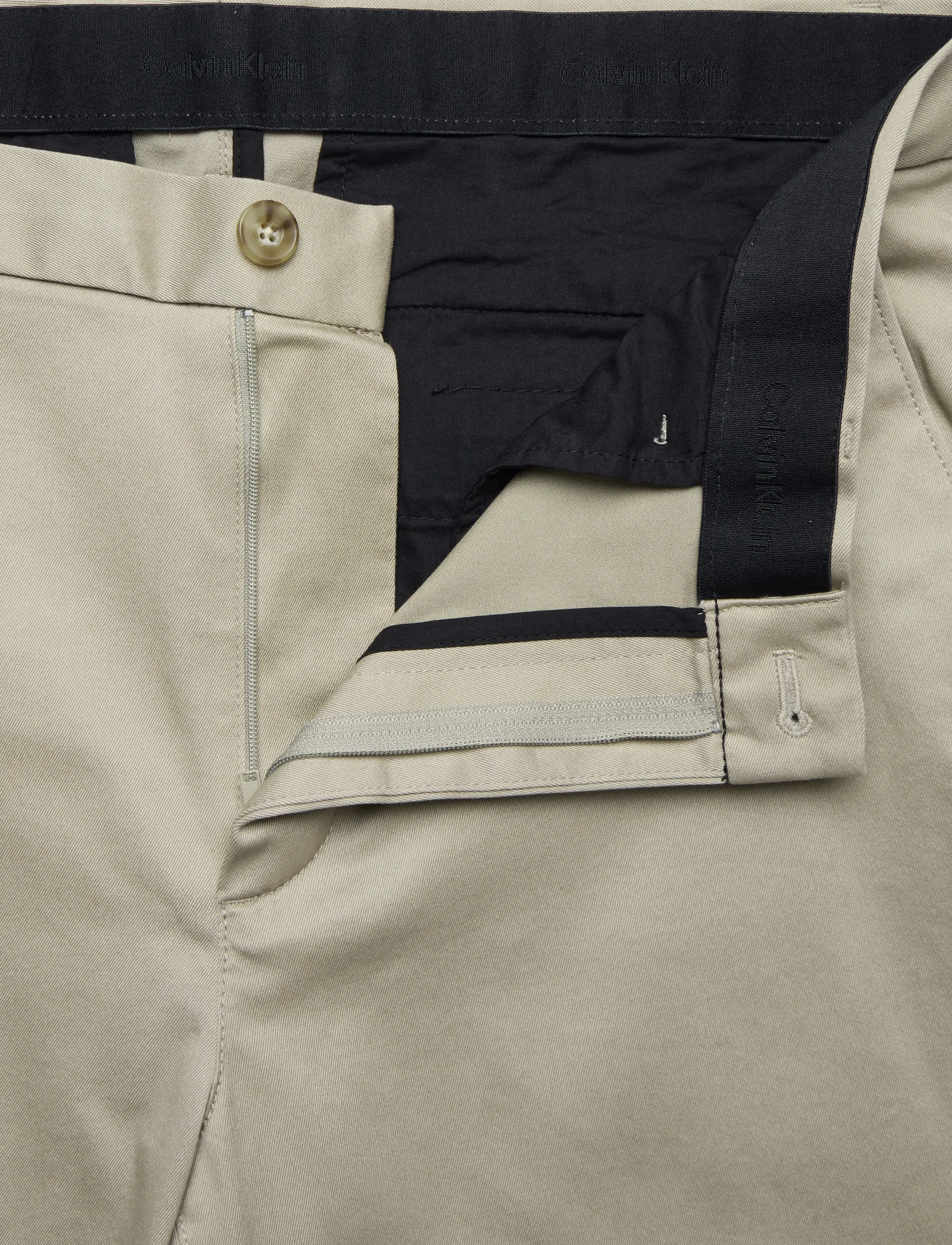 Calvin Klein - TAPERED REFINED COTTON STRETCH T - vintage khaki - 3