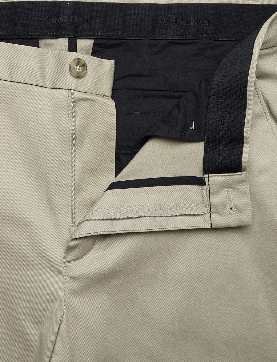 Calvin Klein - TAPERED REFINED COTTON STRETCH T - vintage khaki - 3