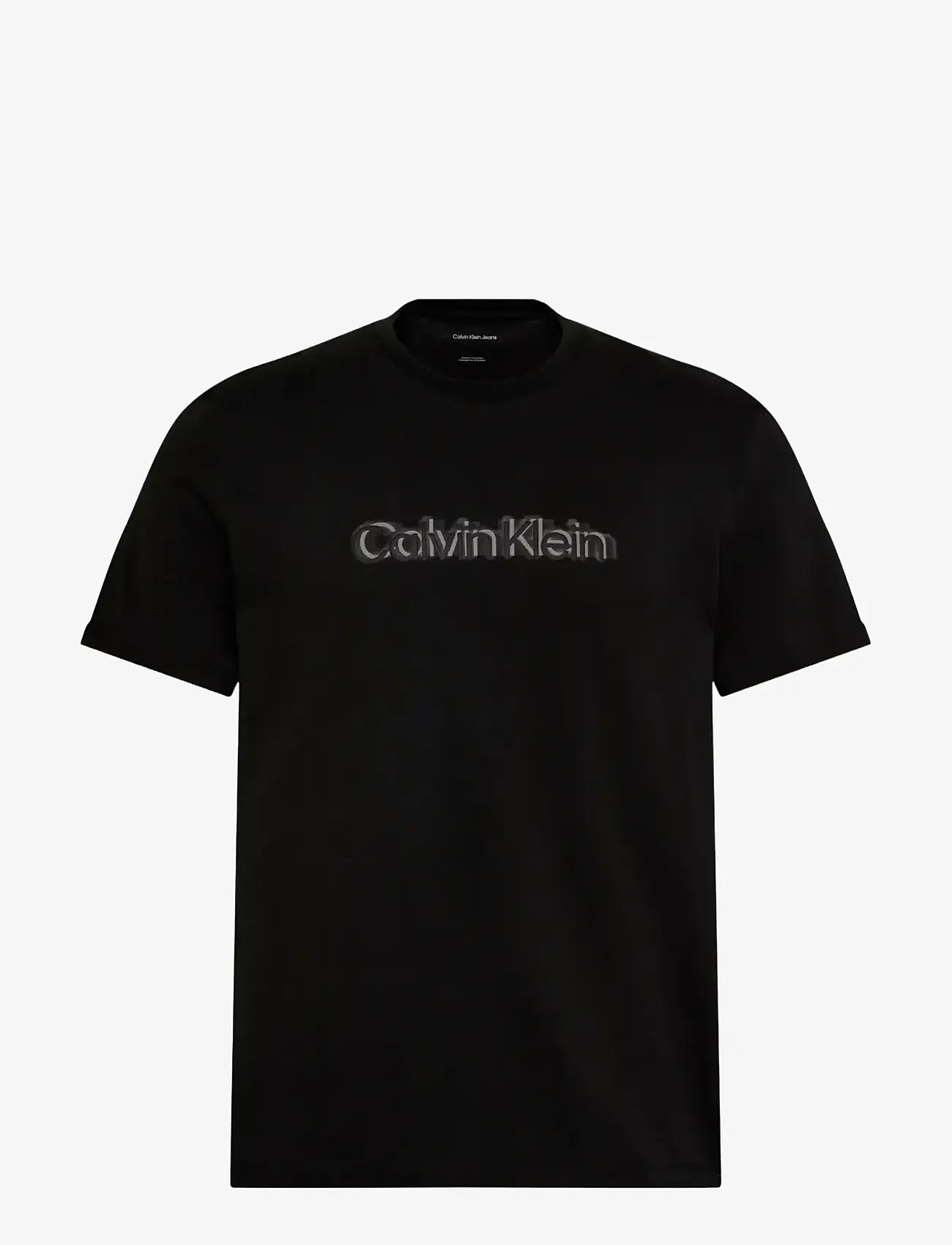 Calvin Klein - SS 30s EU SPW PUFF STNDRD GRAPHI - kortærmede t-shirts - black - 1