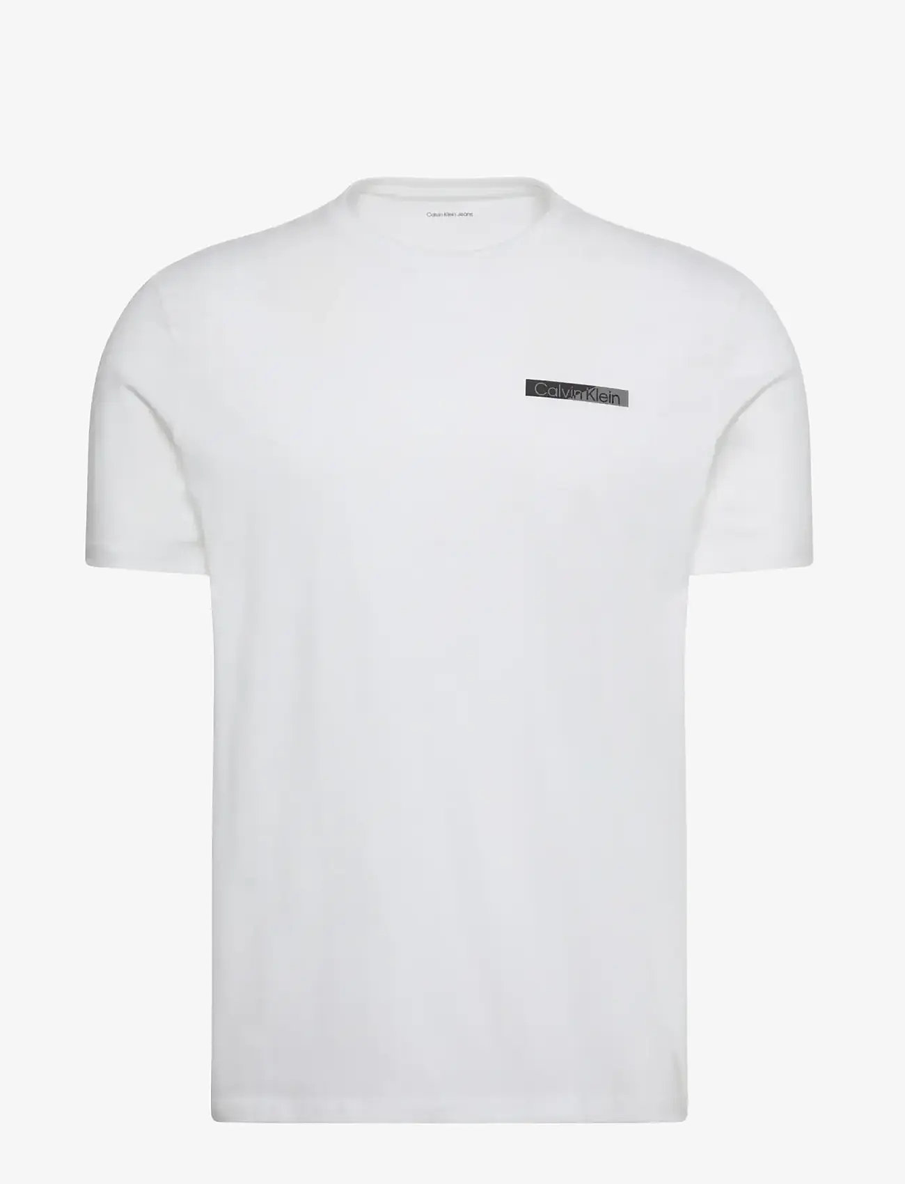 Calvin Klein - SS 30s EU SPW SPLIT STNDRD GRAPH - kortærmede t-shirts - bright white - 1