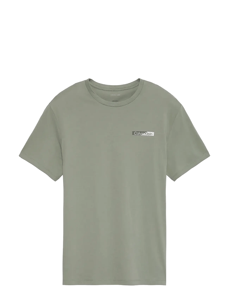 Calvin Klein - SS 30s EU SPW SPLIT STNDRD GRAPH - short-sleeved t-shirts - shadow - 1