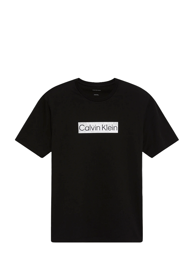 Calvin Klein - SS 30s EU SPW MTL STNDRD GRAPHIC - kortærmede t-shirts - black - 1