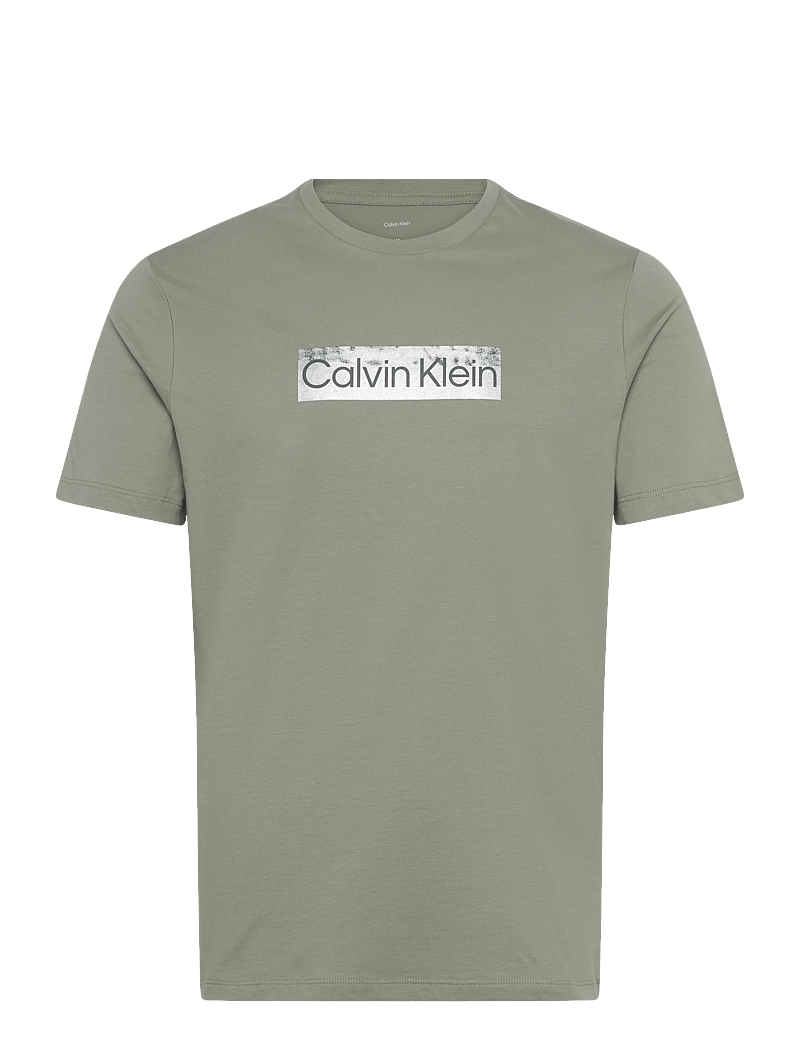 Calvin Klein - SS 30s EU SPW MTL STNDRD GRAPHIC - lühikeste varrukatega t-särgid - shadow - 0