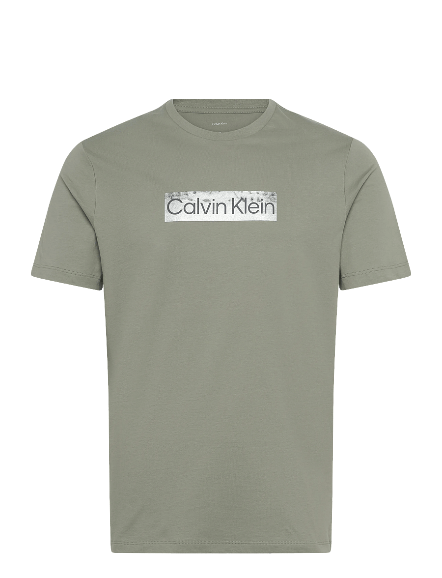 Calvin Klein - SS 30s EU SPW MTL STNDRD GRAPHIC - kortærmede t-shirts - shadow - 0