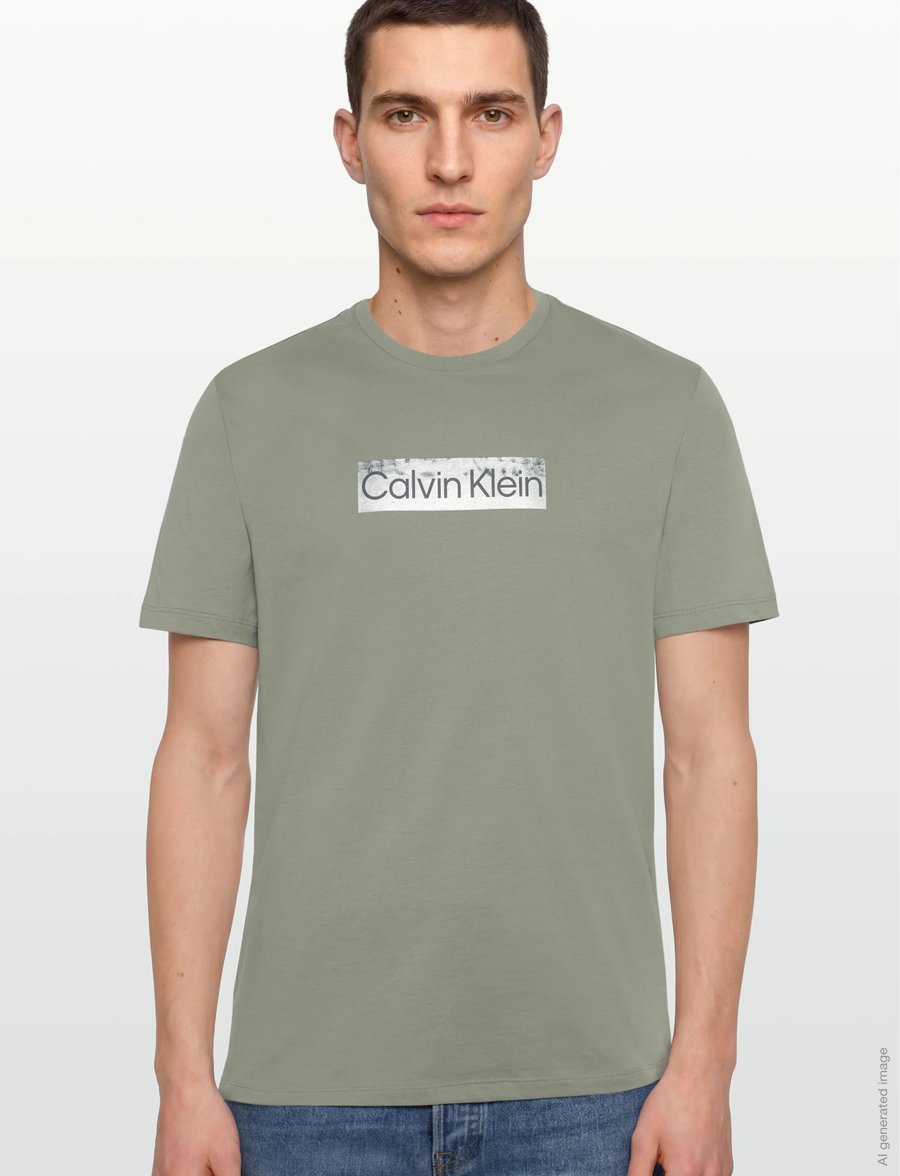 Calvin Klein - SS 30s EU SPW MTL STNDRD GRAPHIC - kurzärmelig - shadow - 3
