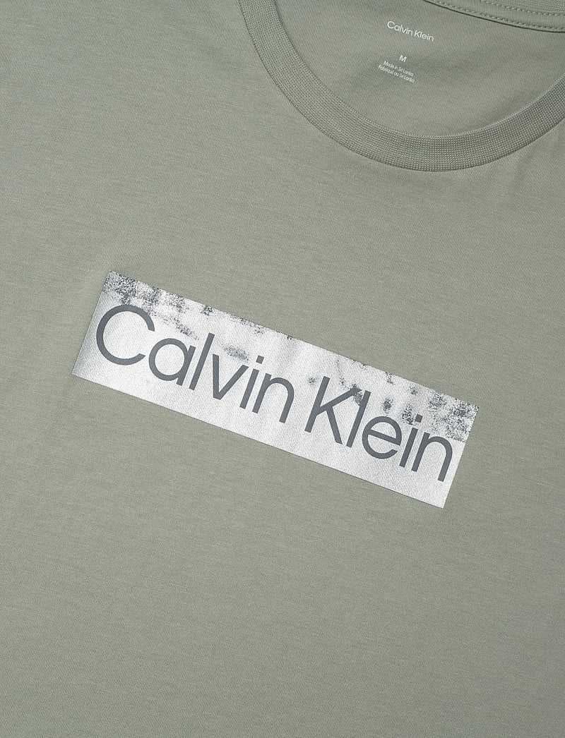 Calvin Klein - SS 30s EU SPW MTL STNDRD GRAPHIC - lühikeste varrukatega t-särgid - shadow - 2