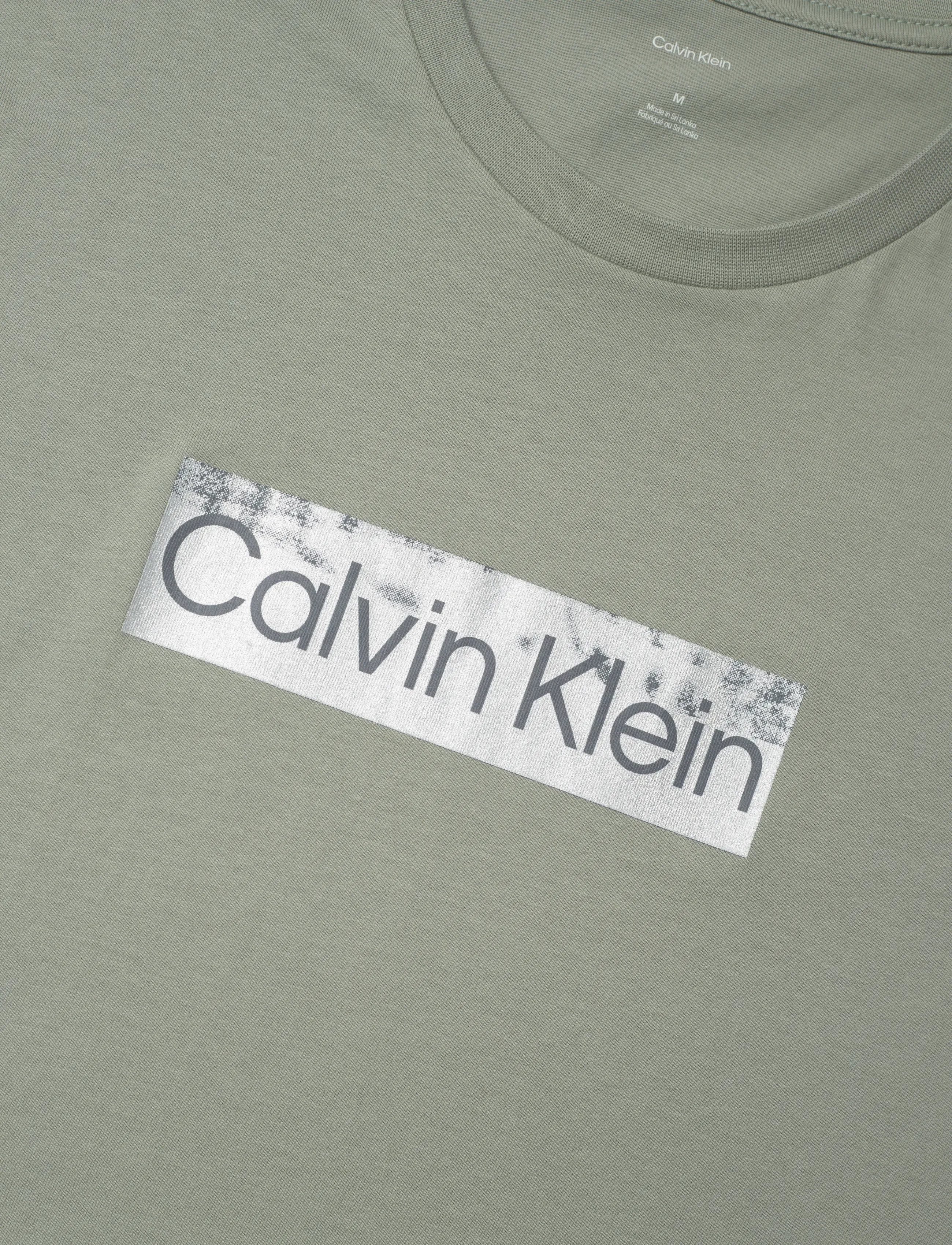 Calvin Klein - SS 30s EU SPW MTL STNDRD GRAPHIC - kortærmede t-shirts - shadow - 2