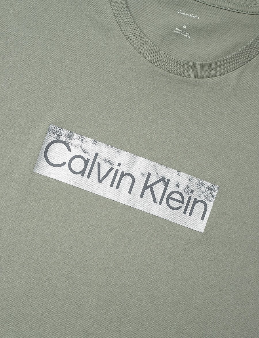 Calvin Klein - SS 30s EU SPW MTL STNDRD GRAPHIC - kortærmede t-shirts - shadow - 2