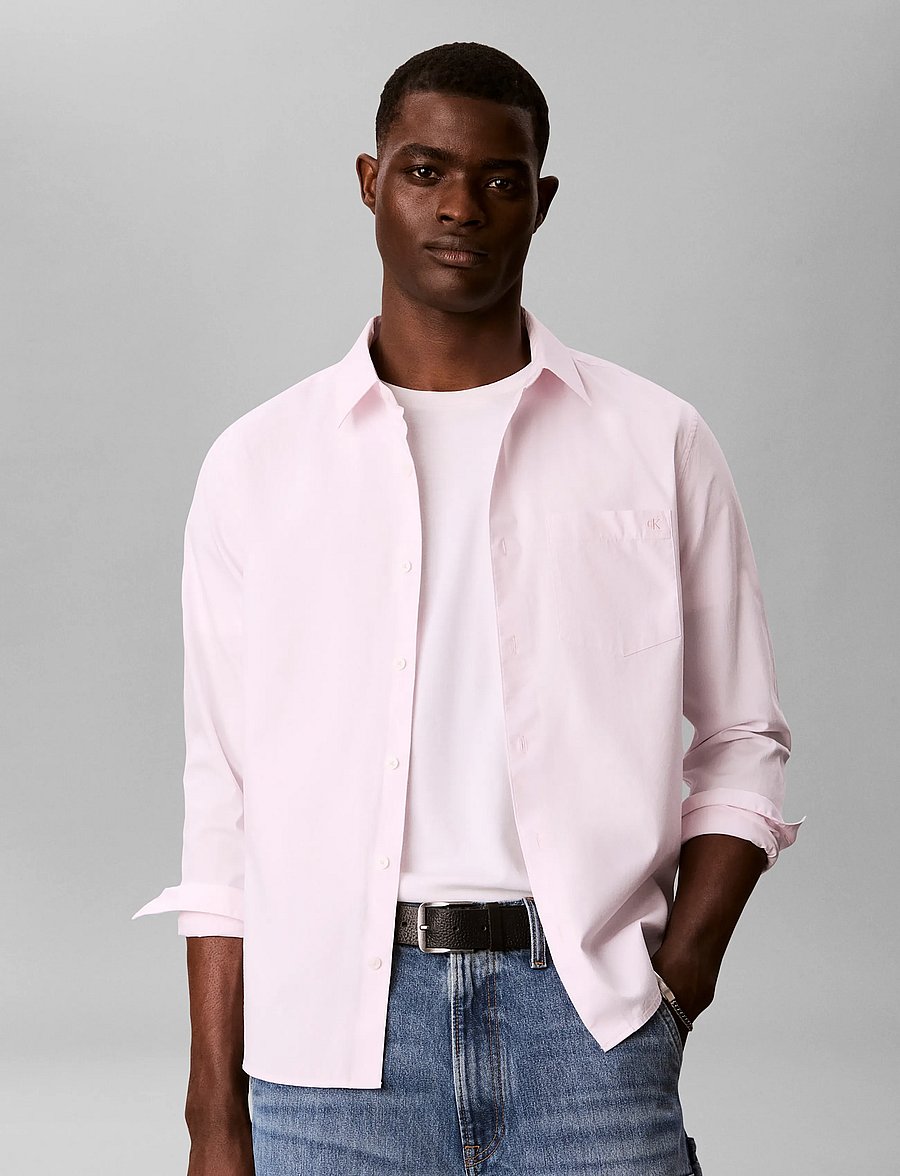 Calvin Klein - LS EOE OXFORD CLASSIC SHIRT - oxford-skjortor - ballet slipper - 0