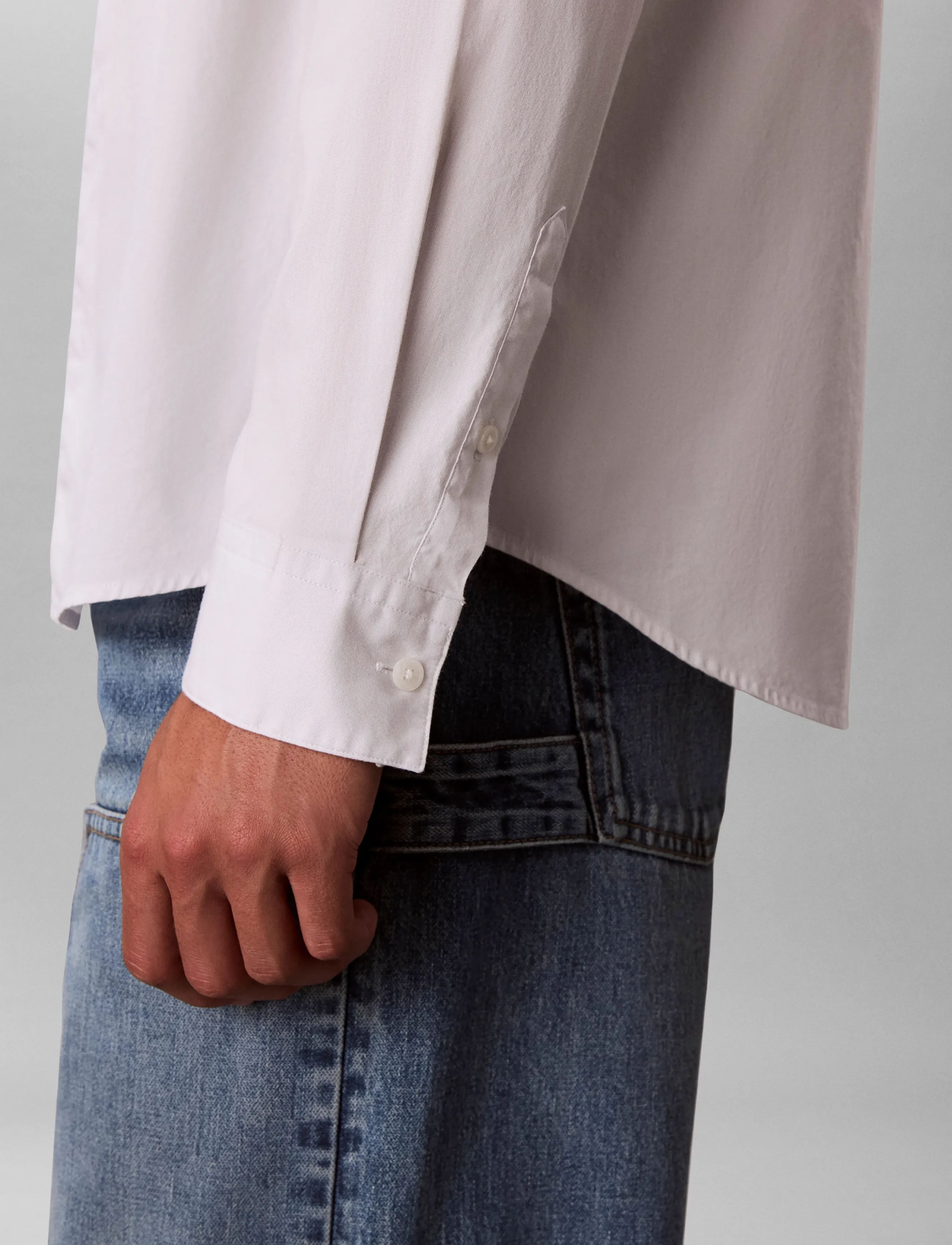 Calvin Klein - LS EOE OXFORD CLASSIC SHIRT - oxford skjorter - brilliant white - 5