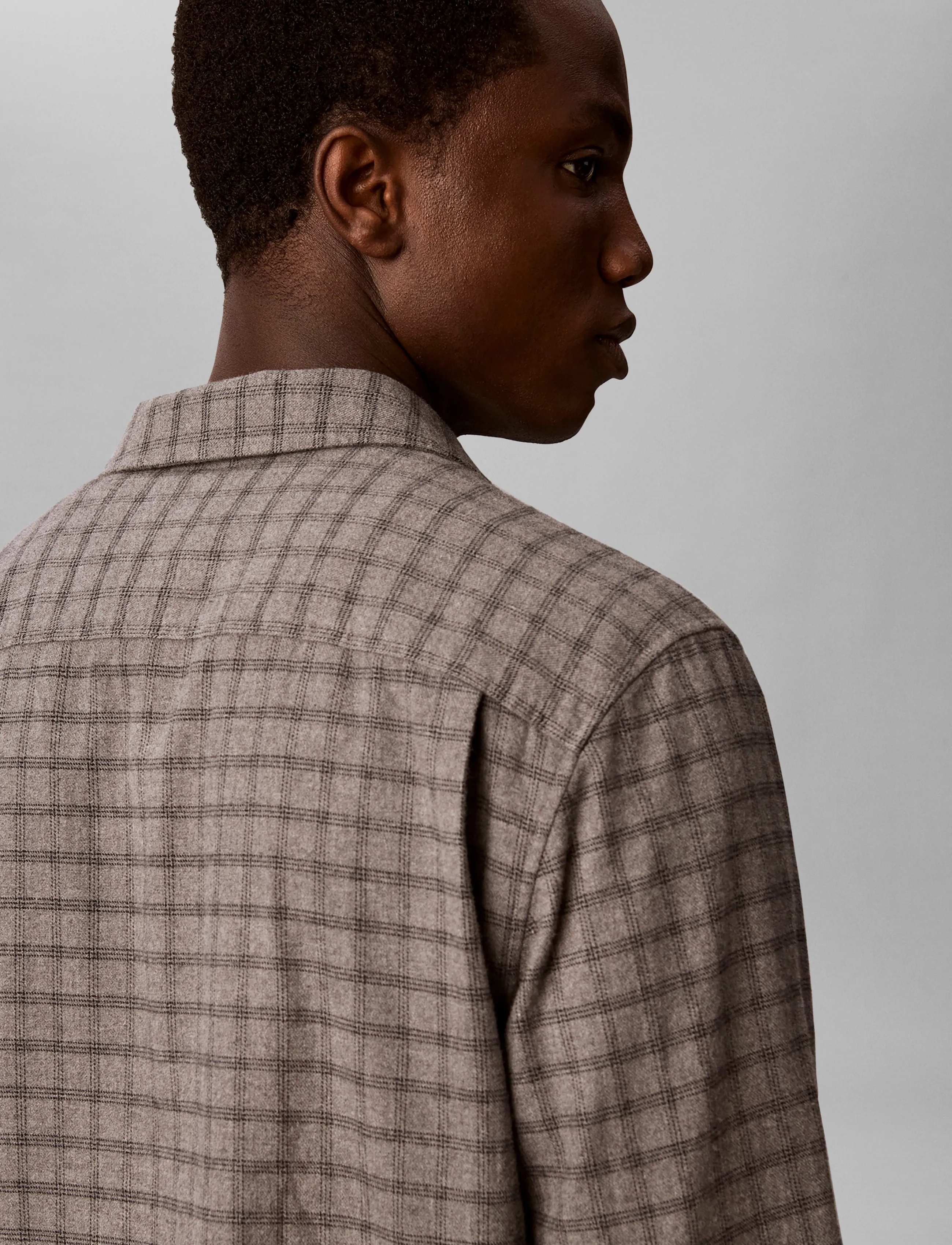 Calvin Klein Ls Check Flannel Classic Shirt rutiga skjortor herr – bild 6