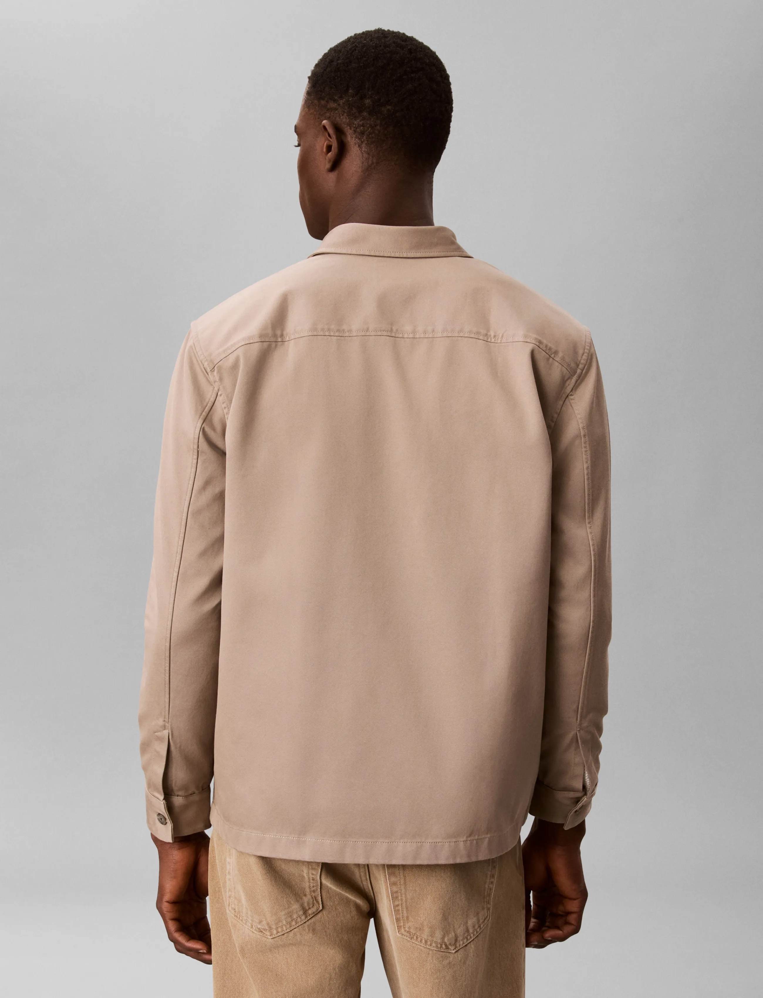 Calvin Klein - LS HEAVY UTILITY CTN TWL EASY OV - Überhemden - roasted cashew - 3