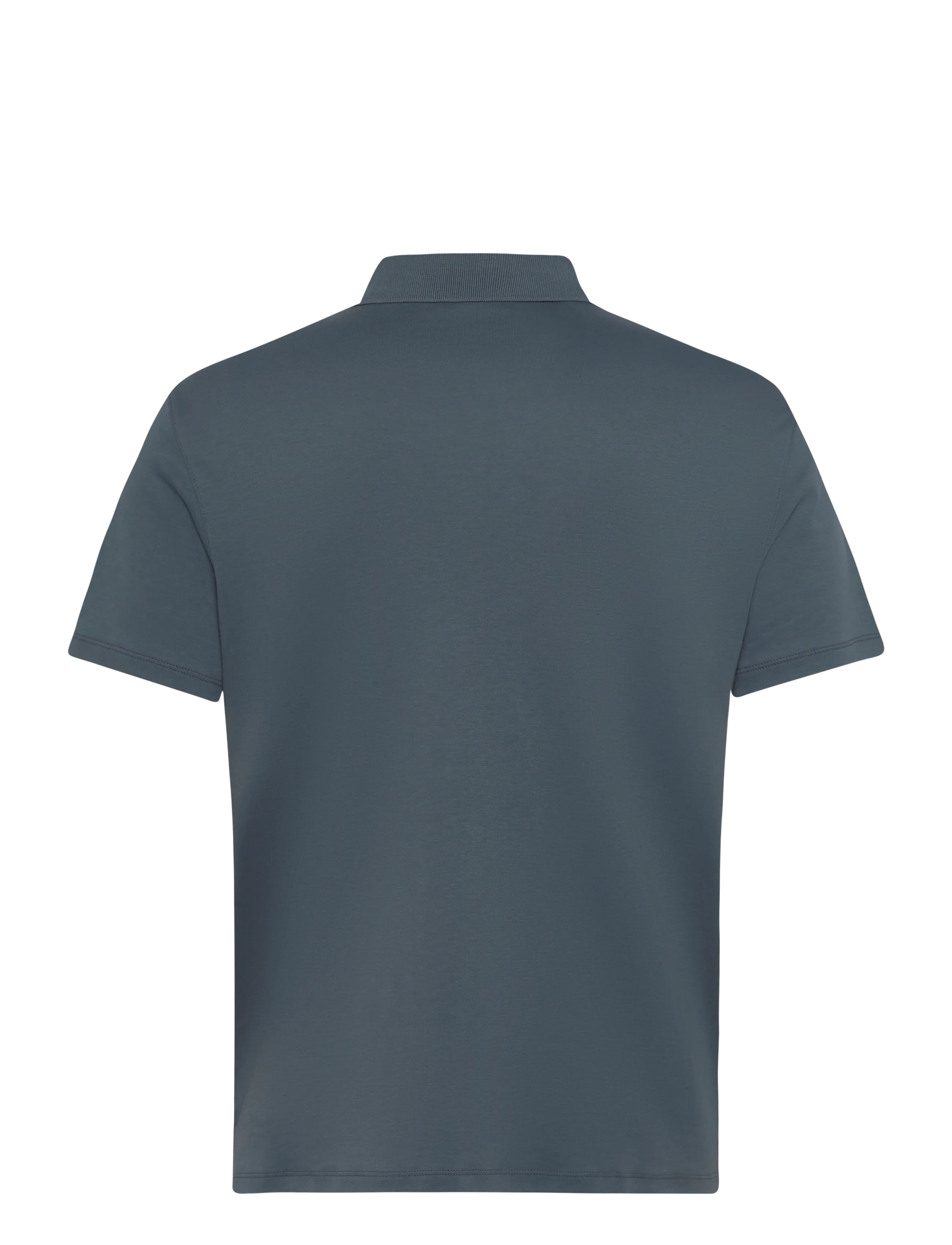Calvin Klein - SS SLIM SUPIMA LOGO PATCH POLO - short-sleeved polos - dark slate - 1