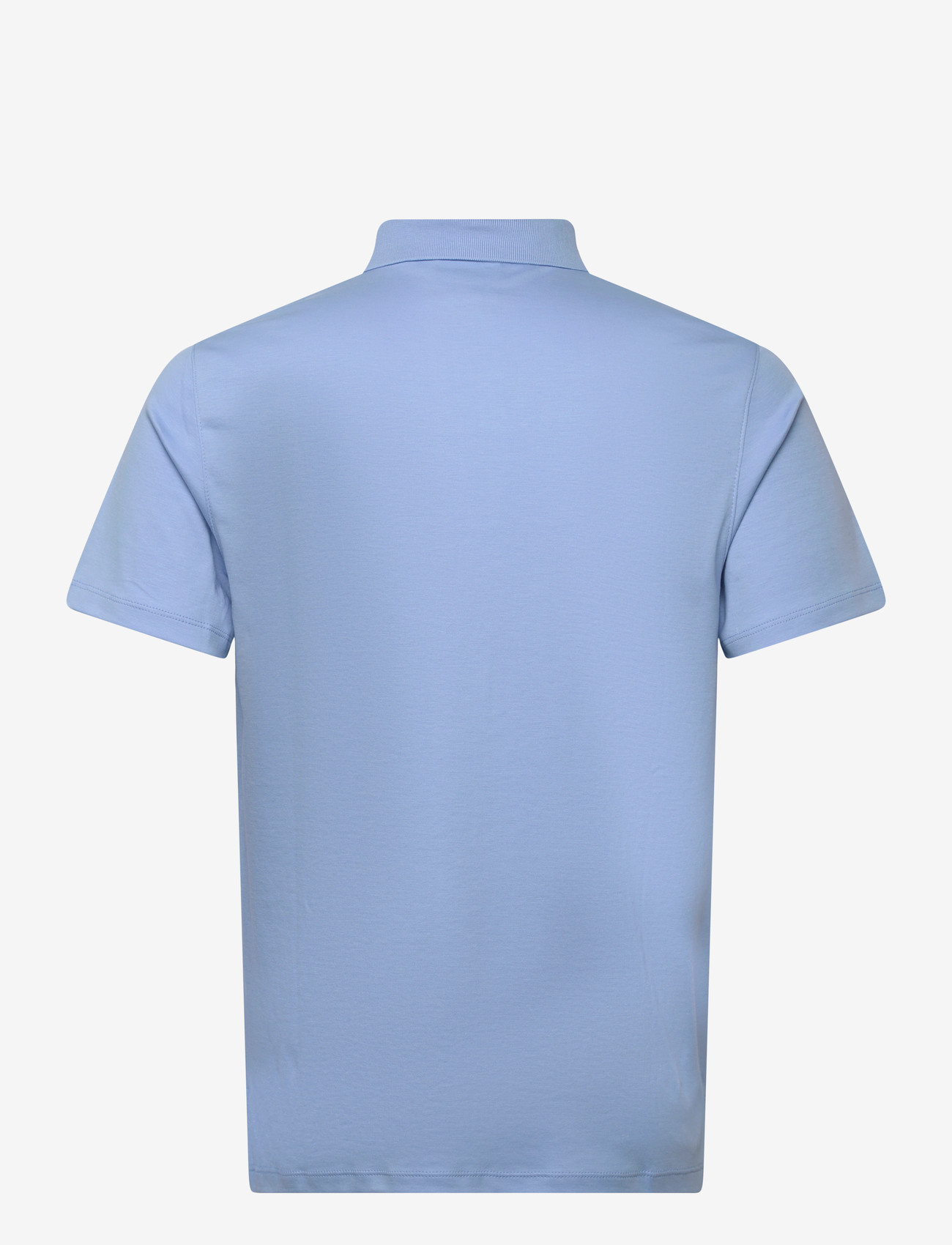 Calvin Klein - SS SLIM SUPIMA LOGO PATCH POLO - kortærmede poloer - placid blue - 1