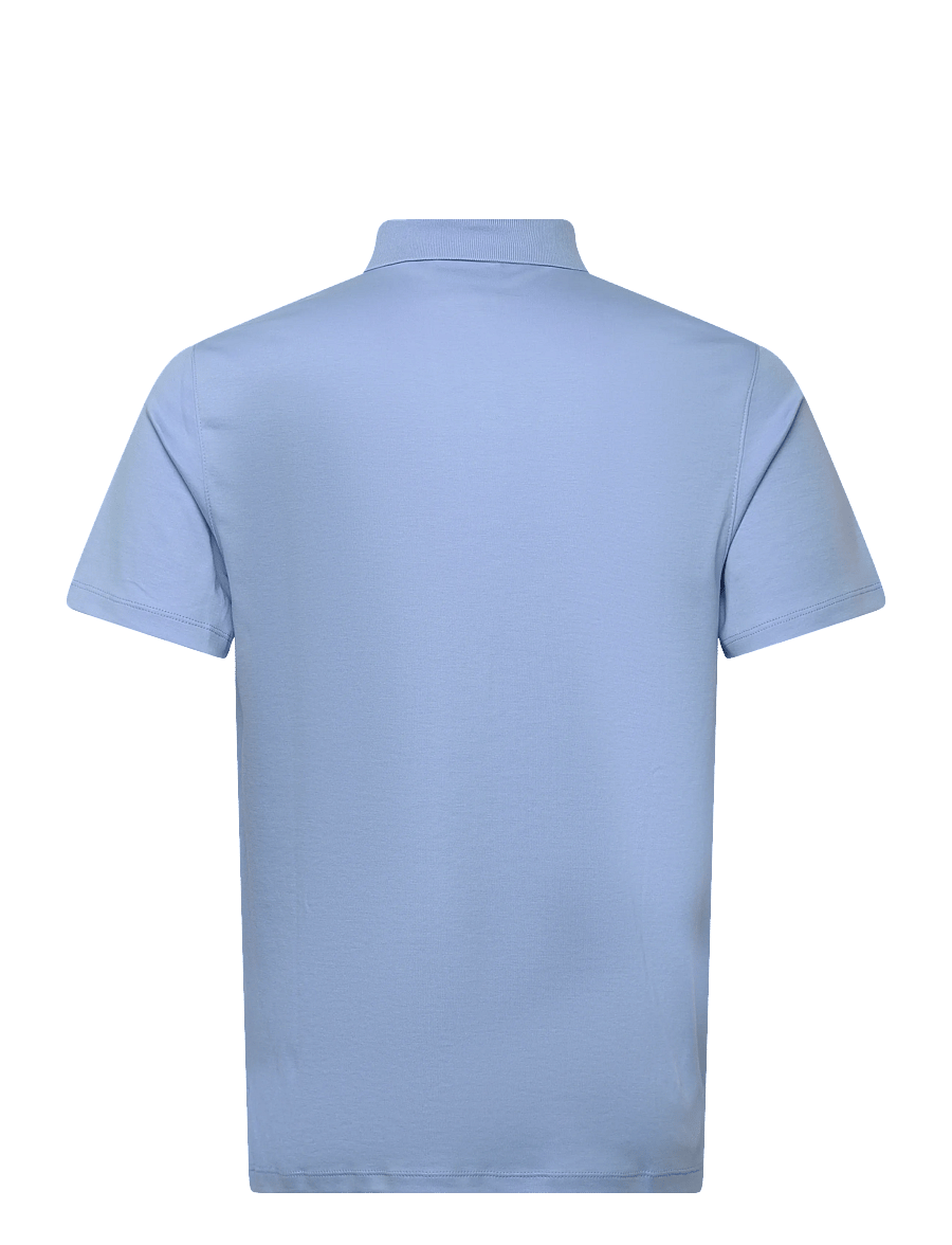 Calvin Klein - SS SLIM SUPIMA LOGO PATCH POLO - lühikeste varrukatega polod - placid blue - 1