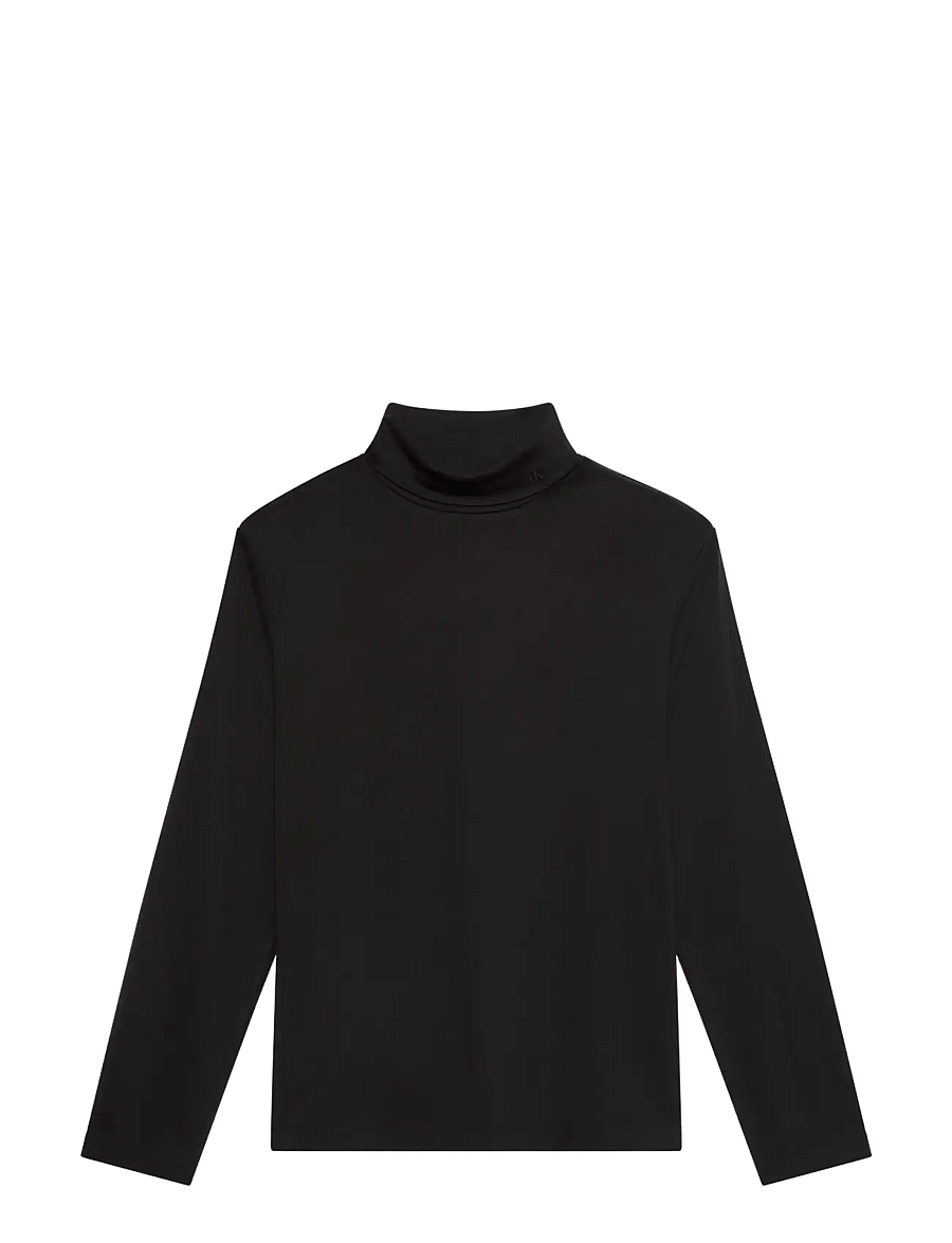 Calvin Klein - LS LIGHTWEIGHT SUPIMA ROLLNECK T - black - 1