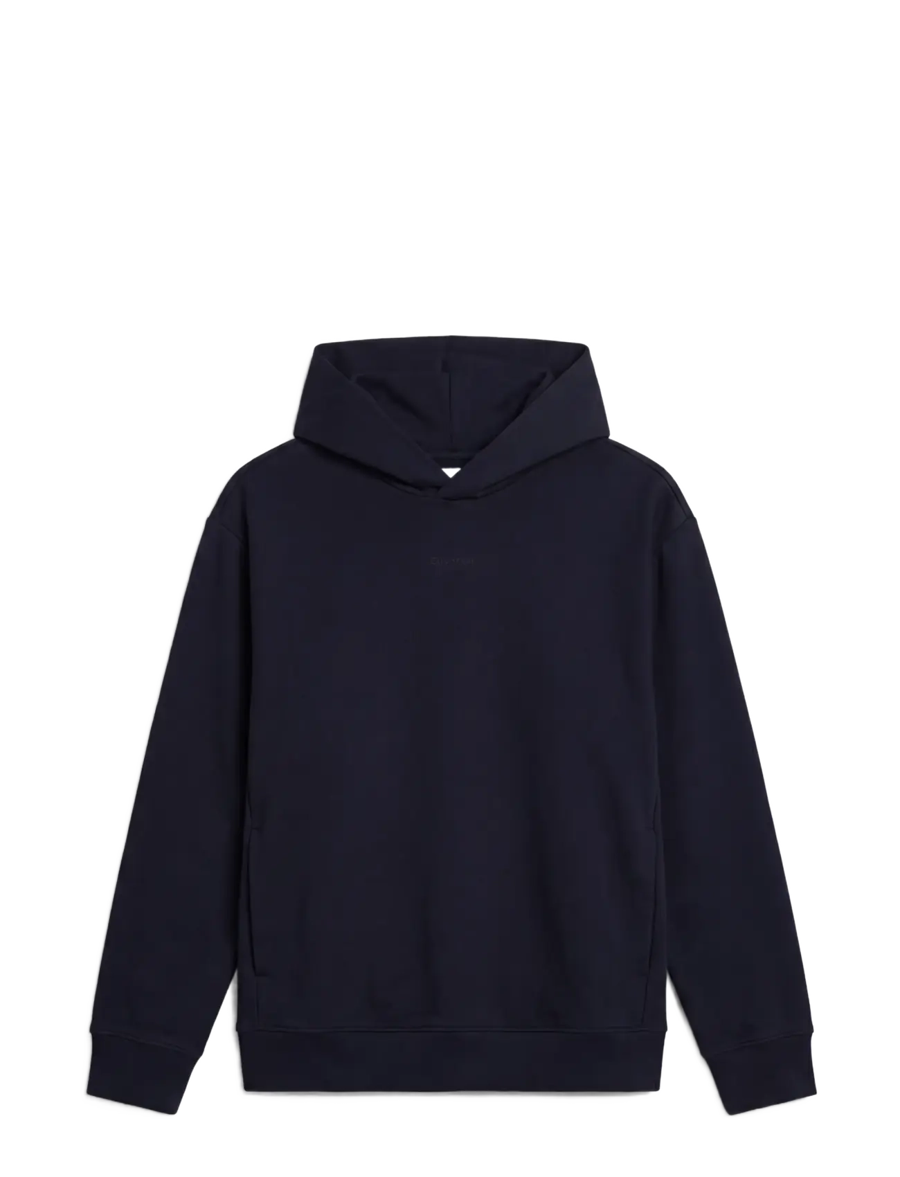 Calvin Klein - LS PREMTRRY MICRO LOGO HOODIE - kapuutsiga pusad - dark sapphire - 1