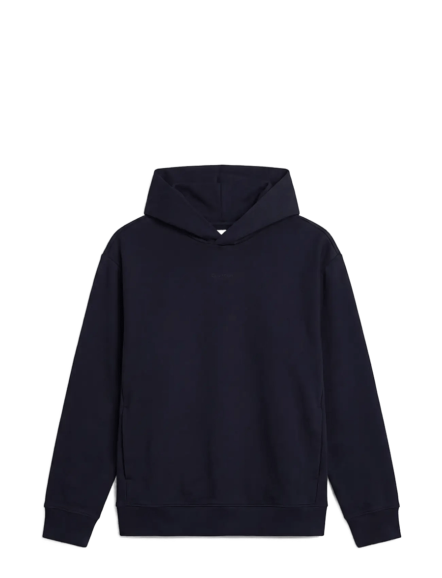 Calvin Klein - LS PREMTRRY MICRO LOGO HOODIE - kapuutsiga pusad - dark sapphire - 1