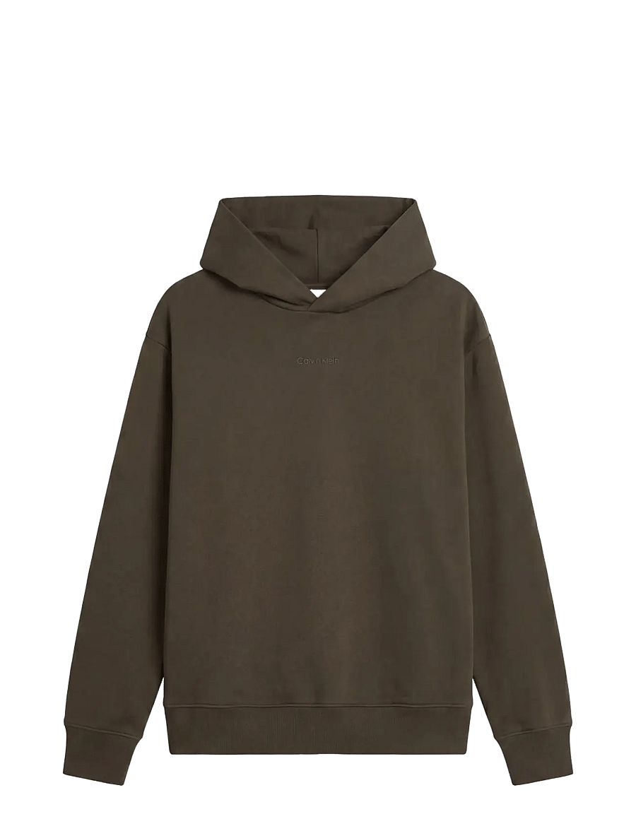 Calvin Klein - LS PREMTRRY MICRO LOGO HOODIE - kapuzenpullover - olive night - 1