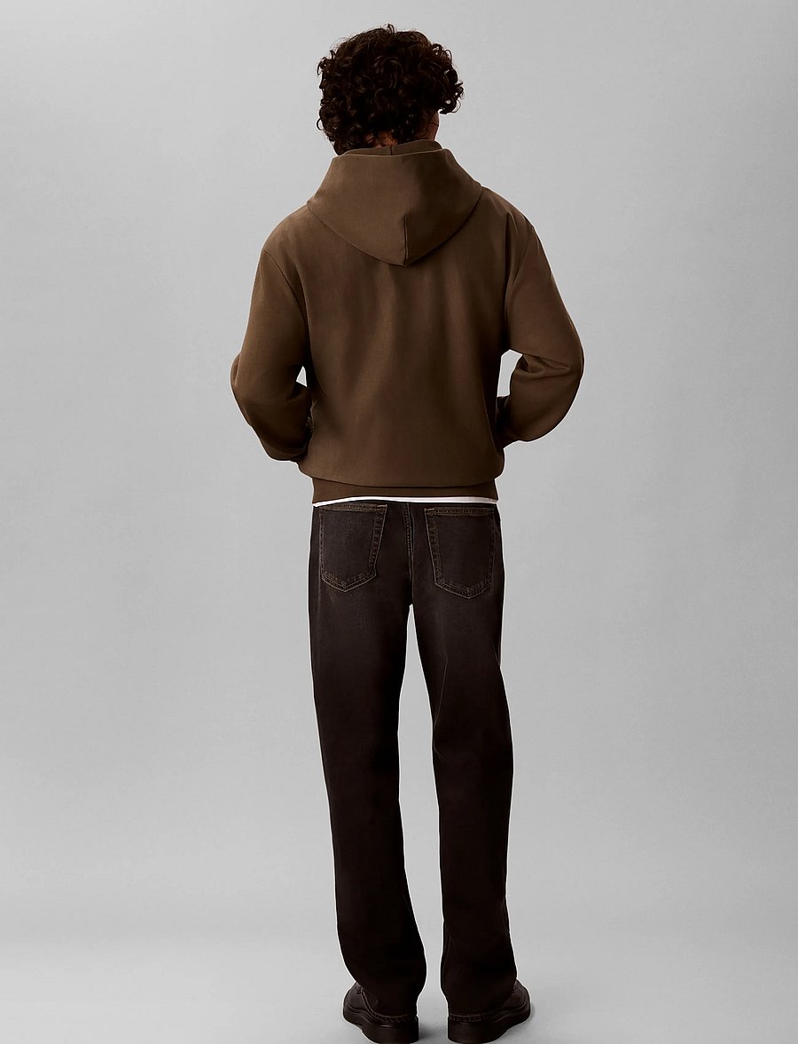 Calvin Klein - LS PREMTRRY MICRO LOGO HOODIE - kapuzenpullover - olive night - 3