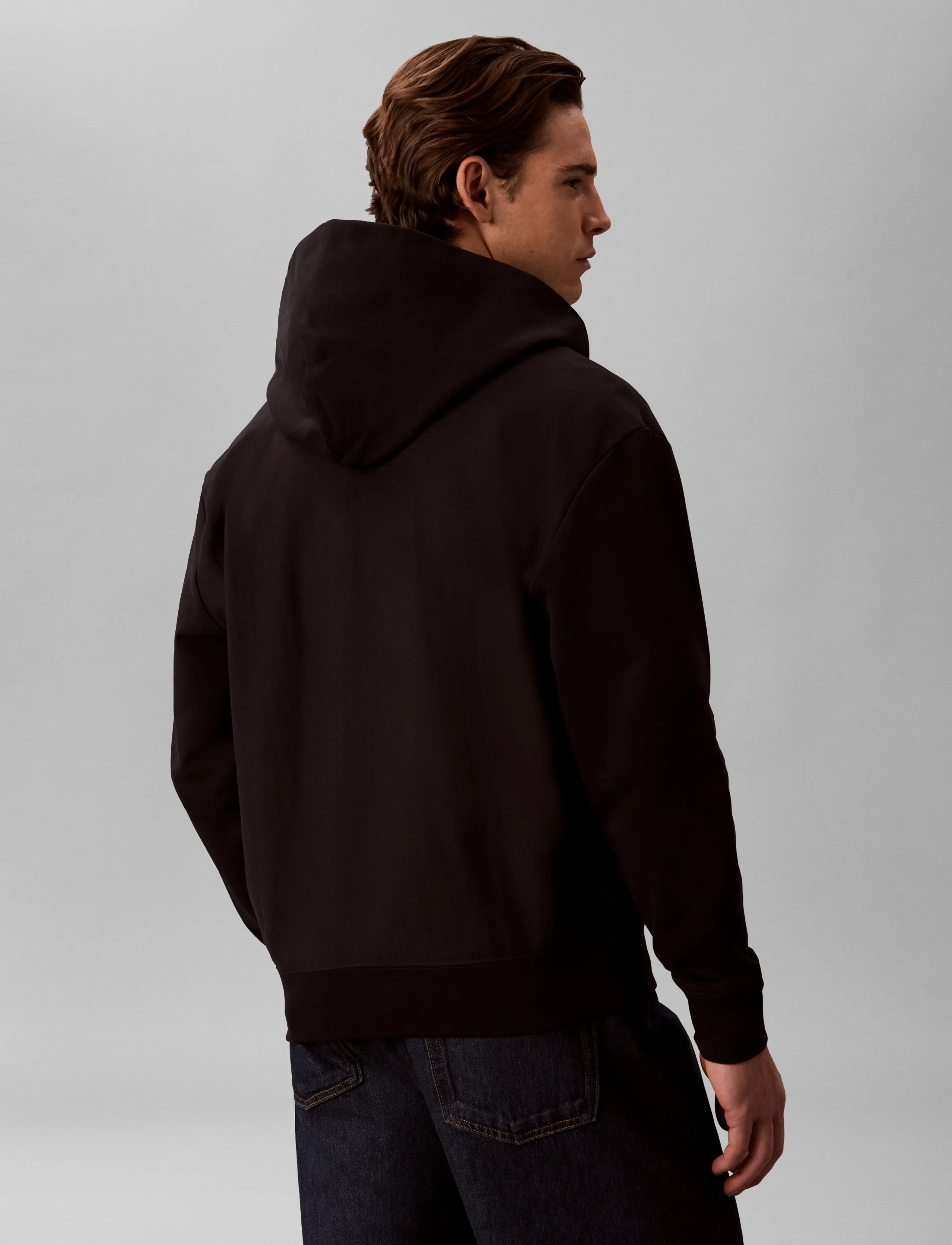 Calvin Klein - LS MICRO LOGO DBL  FZ HOODIE - kapuzenpullover - black - 2