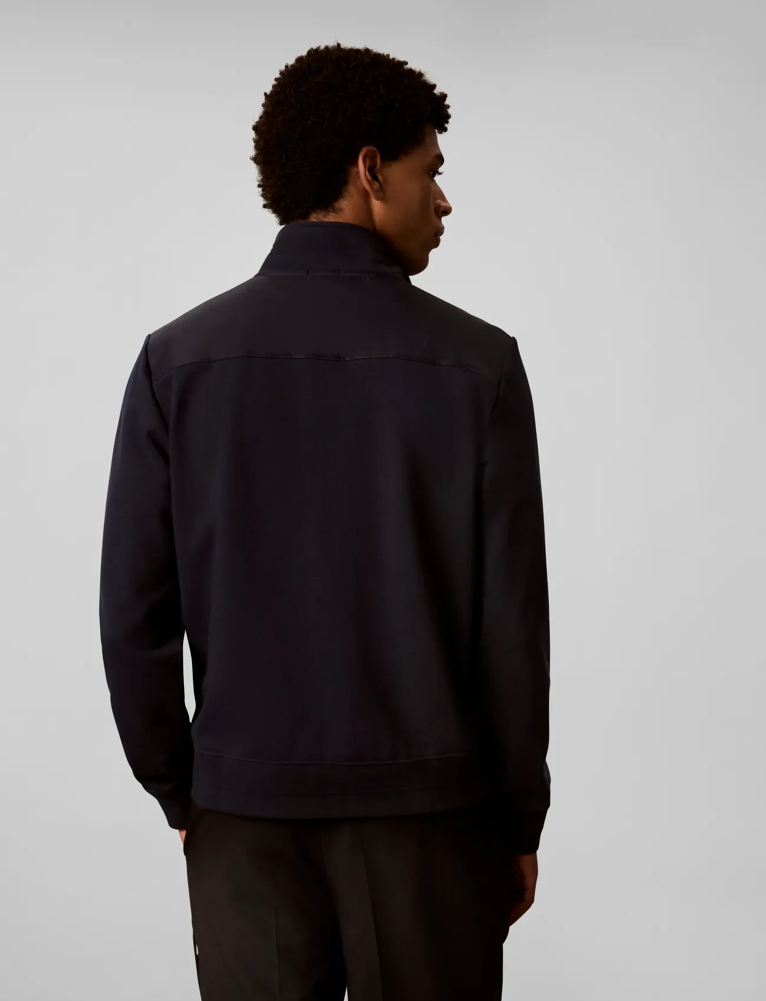 Calvin Klein - LS DWR PRMTERRY MICRO LOGO FZ JC - dark sapphire - 2