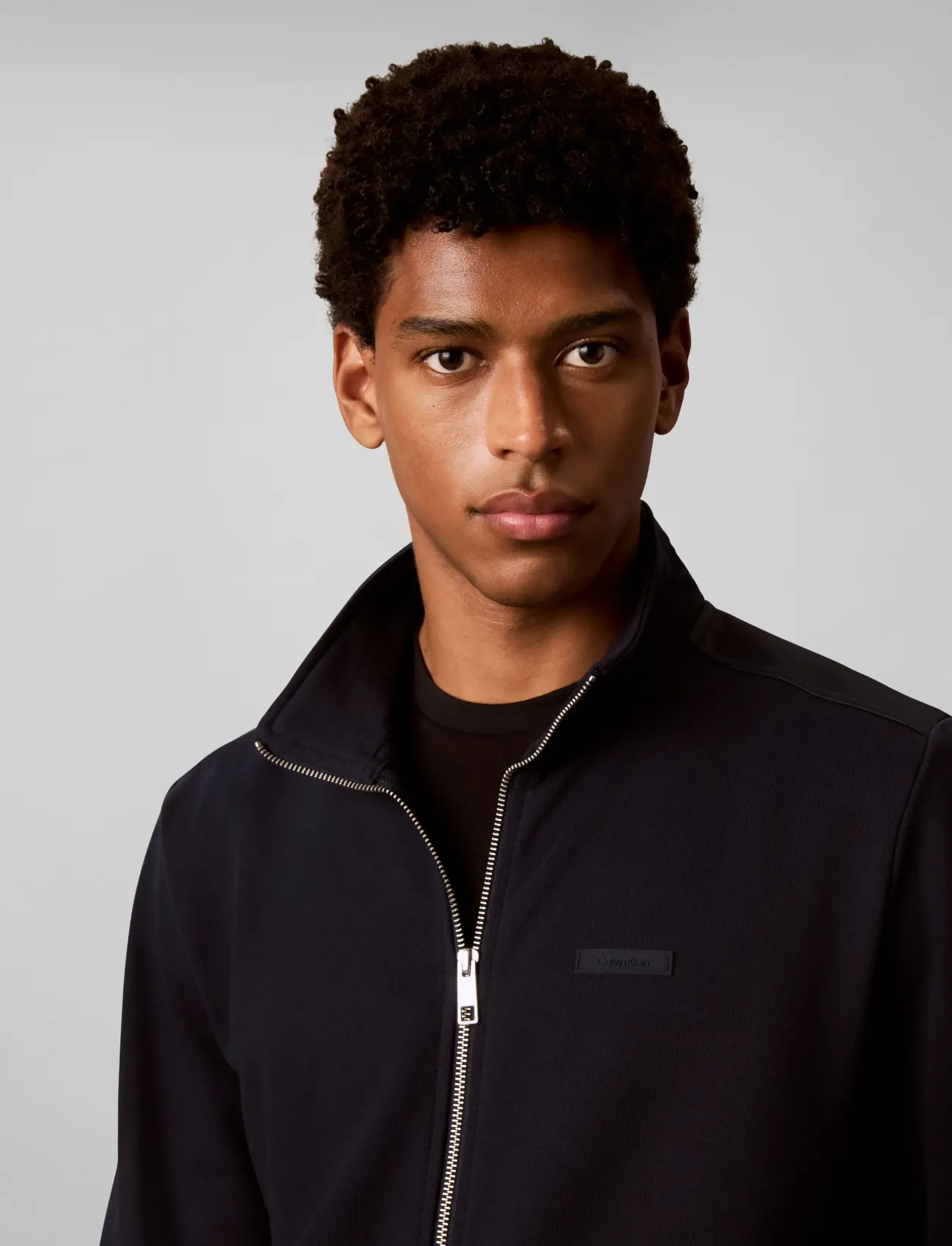 Calvin Klein - LS DWR PRMTERRY MICRO LOGO FZ JC - dark sapphire - 4