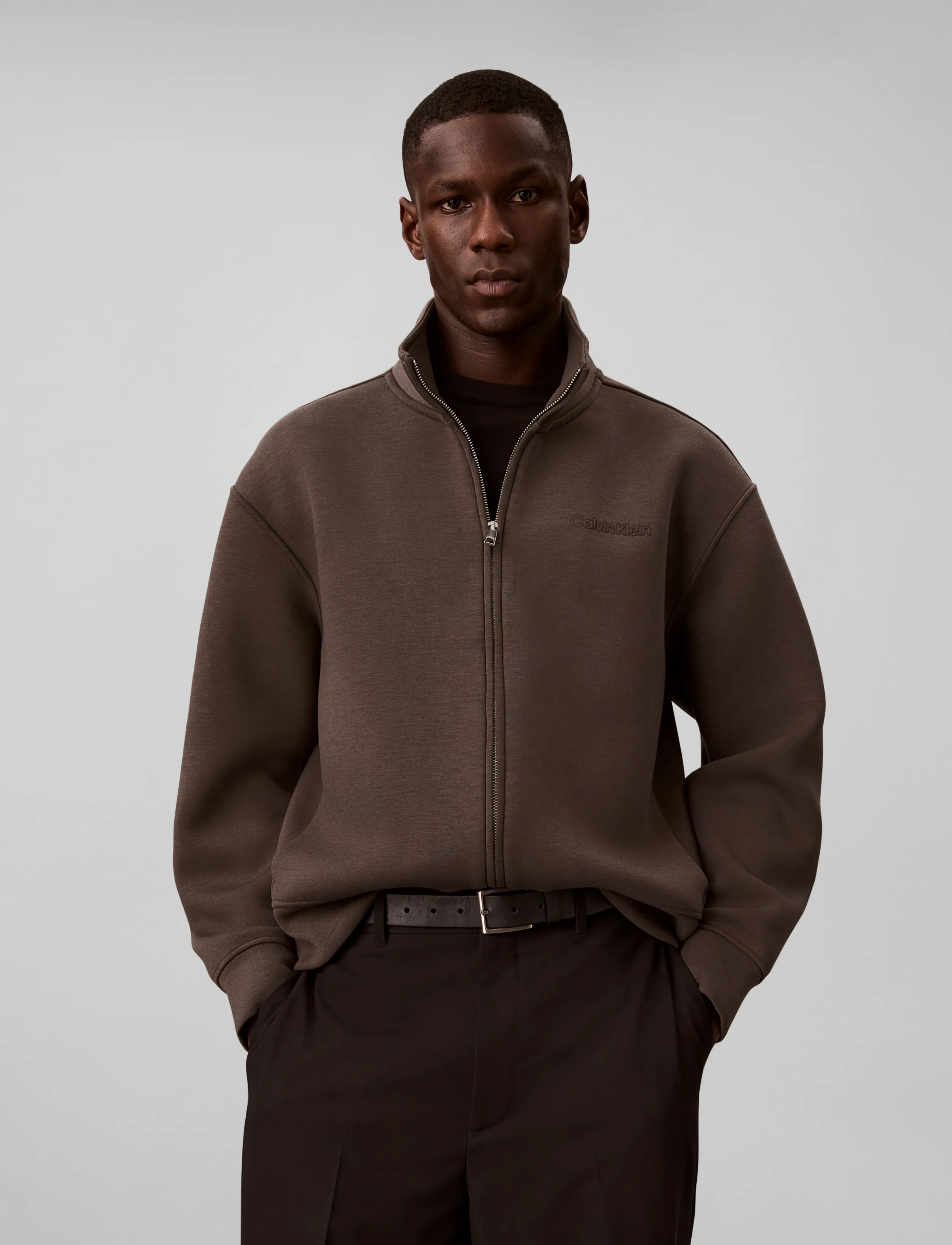 Calvin Klein - LS COOLING SPACER FULL ZIP JACKE - beluga - 3