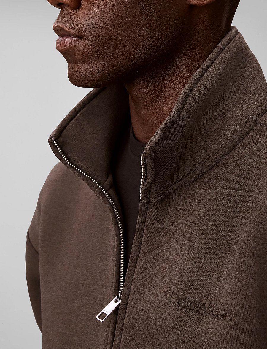 Calvin Klein - LS COOLING SPACER FULL ZIP JACKE - herfstjassen - beluga - 4