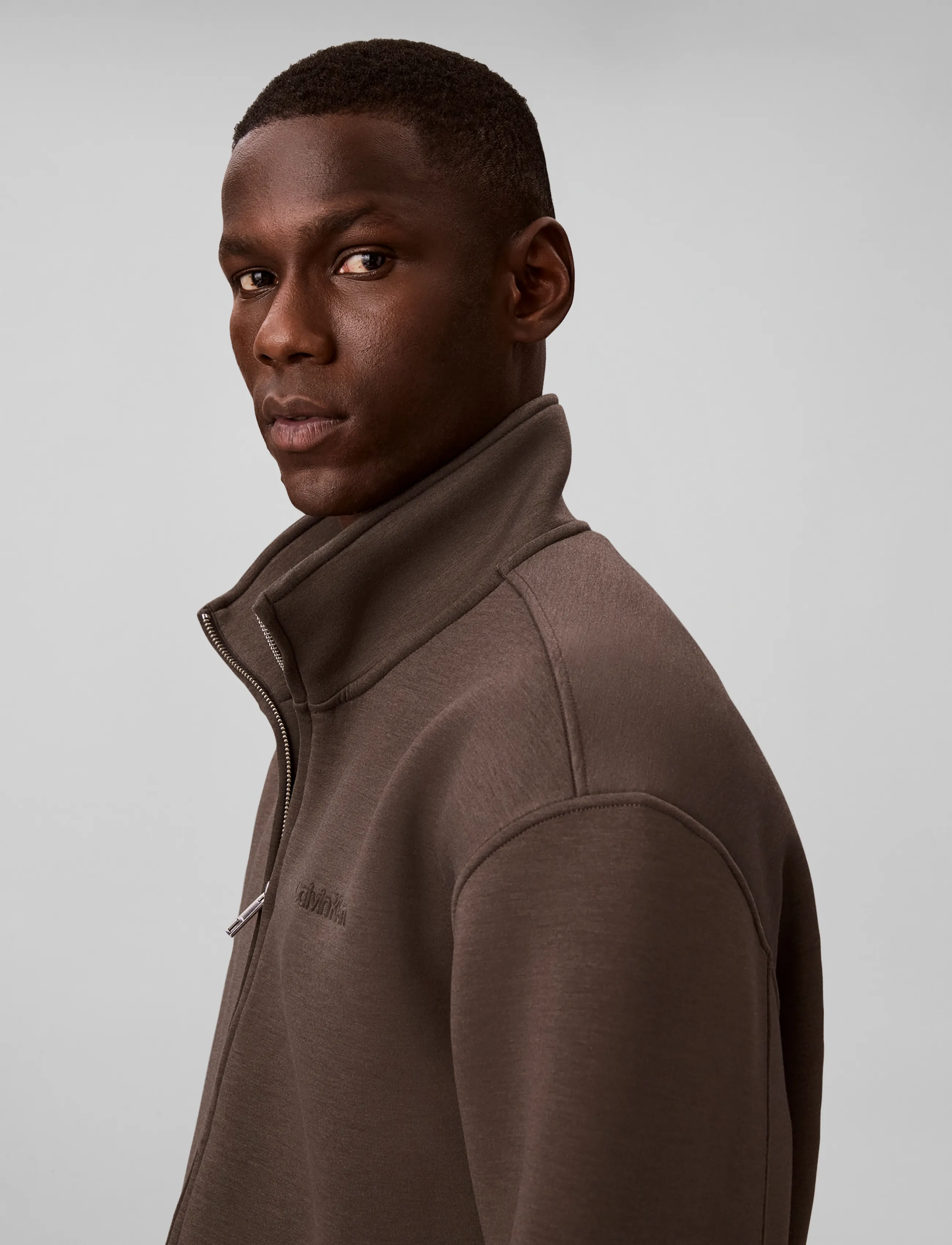 Calvin Klein - LS COOLING SPACER FULL ZIP JACKE - beluga - 5