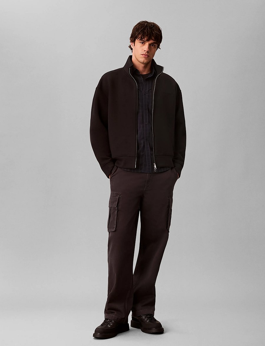 Calvin Klein - LS COOLING SPACER FULL ZIP JACKE - sügisjoped - black - 0