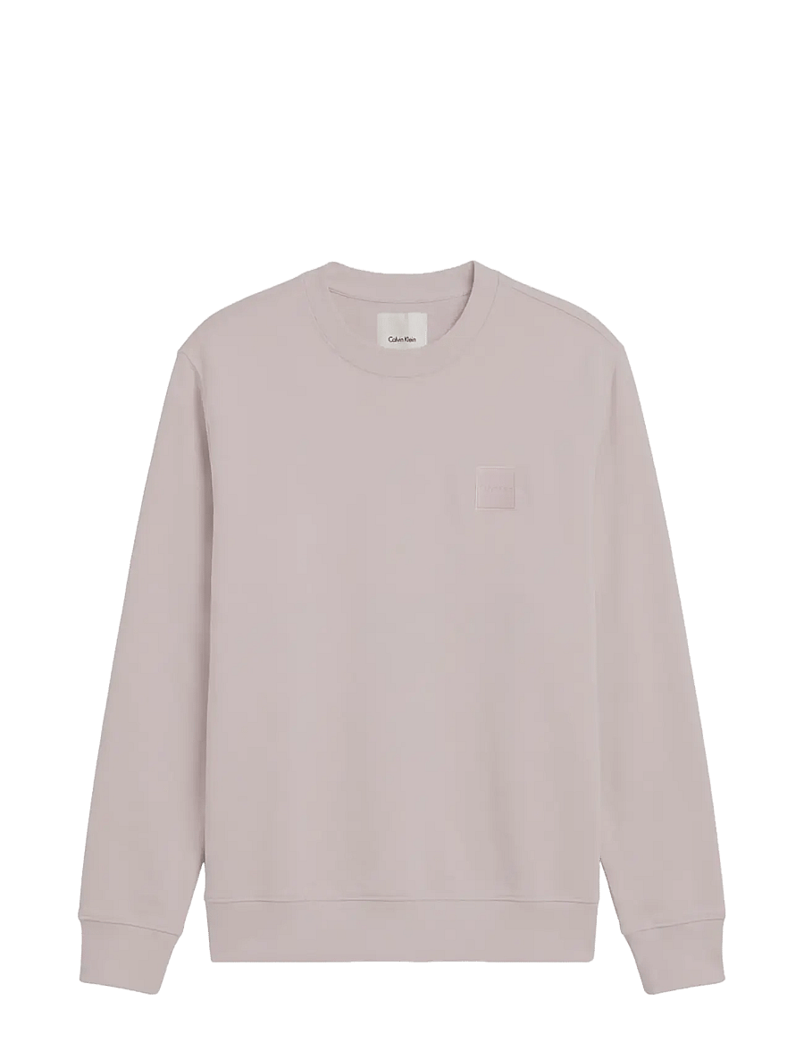Calvin Klein - CLSSIC 350 TERRY RUBBER BDGE CN - sweatshirts - ashes of roses - 1