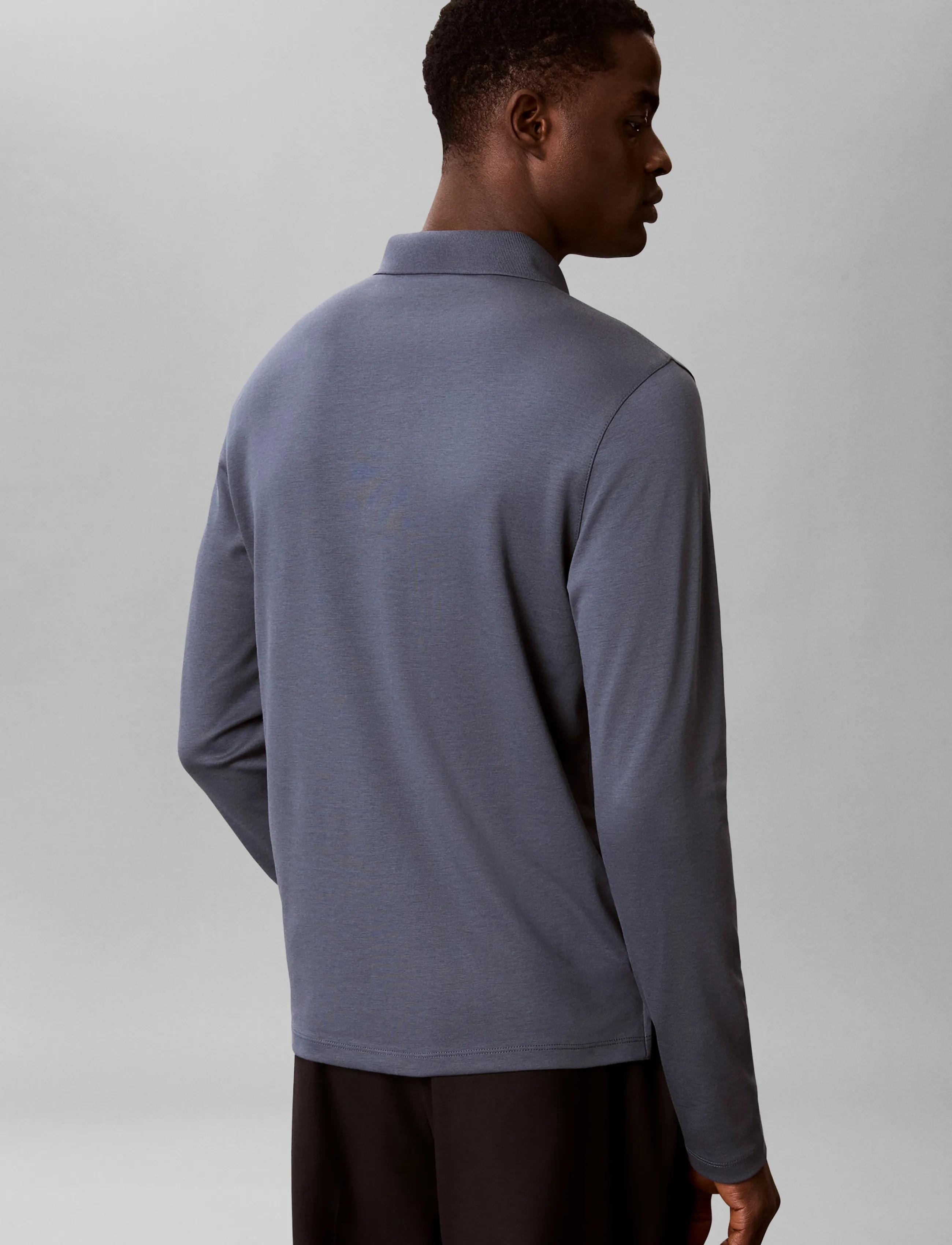 Ls Slim Supima Logo Patch Polo 2