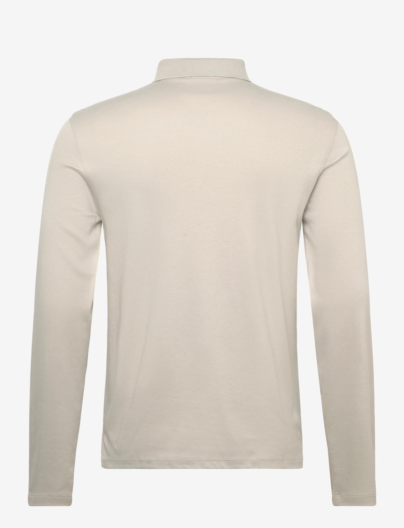 Calvin Klein - LS SLIM SUPIMA LOGO PATCH POLO - langærmede poloer - moonstruck - 2