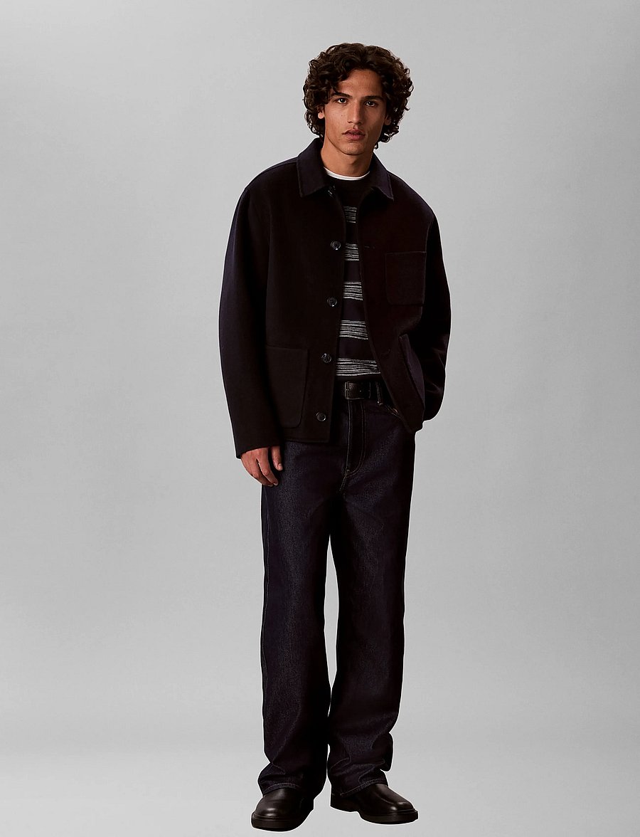 Calvin Klein - LS SPACE STRIPE CTN CREWNK SWEAT - rundhals - dark sapphire - 3