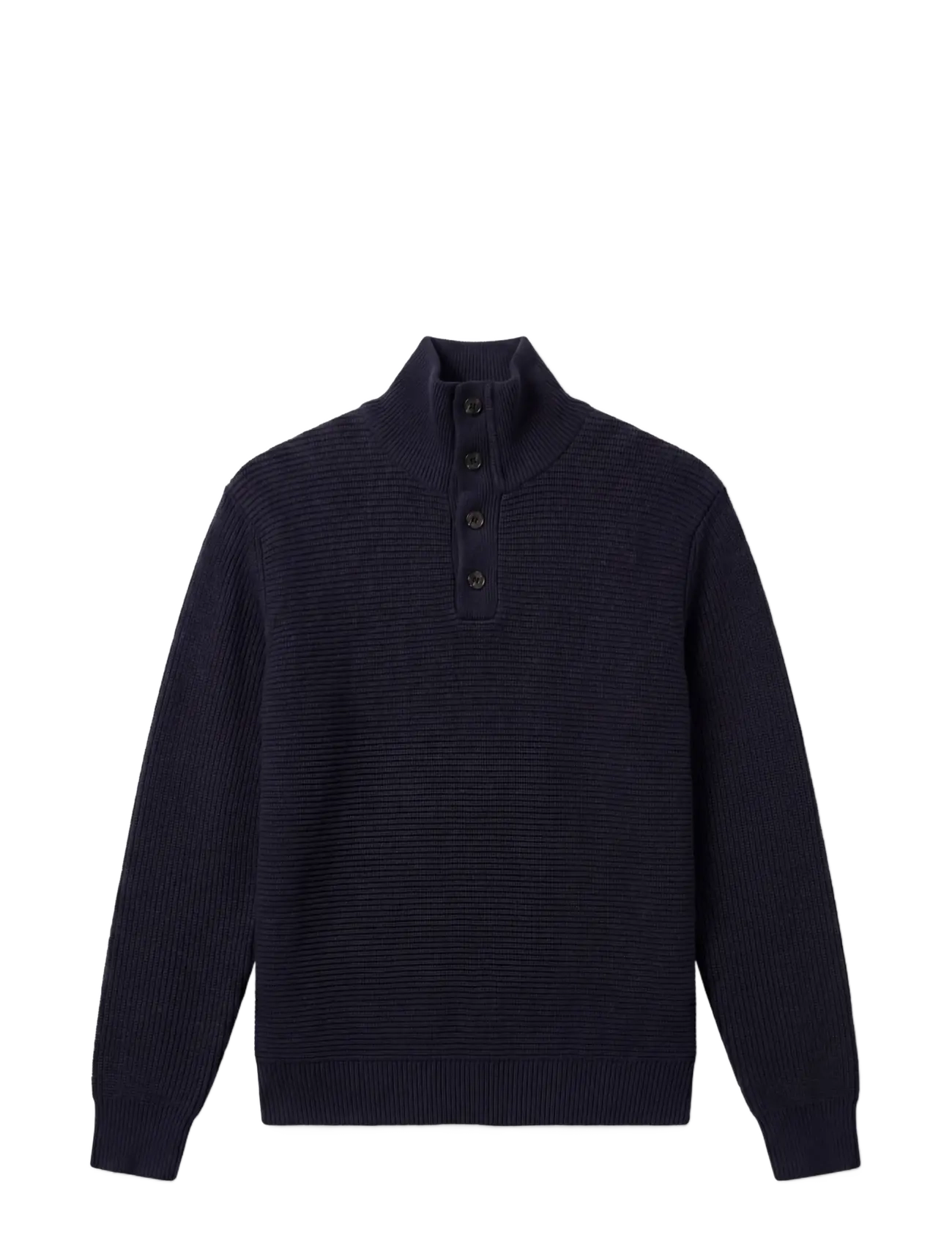 Calvin Klein - LS CTN WOOL PNL STITCH PULLOVER - dark sapphire - 1